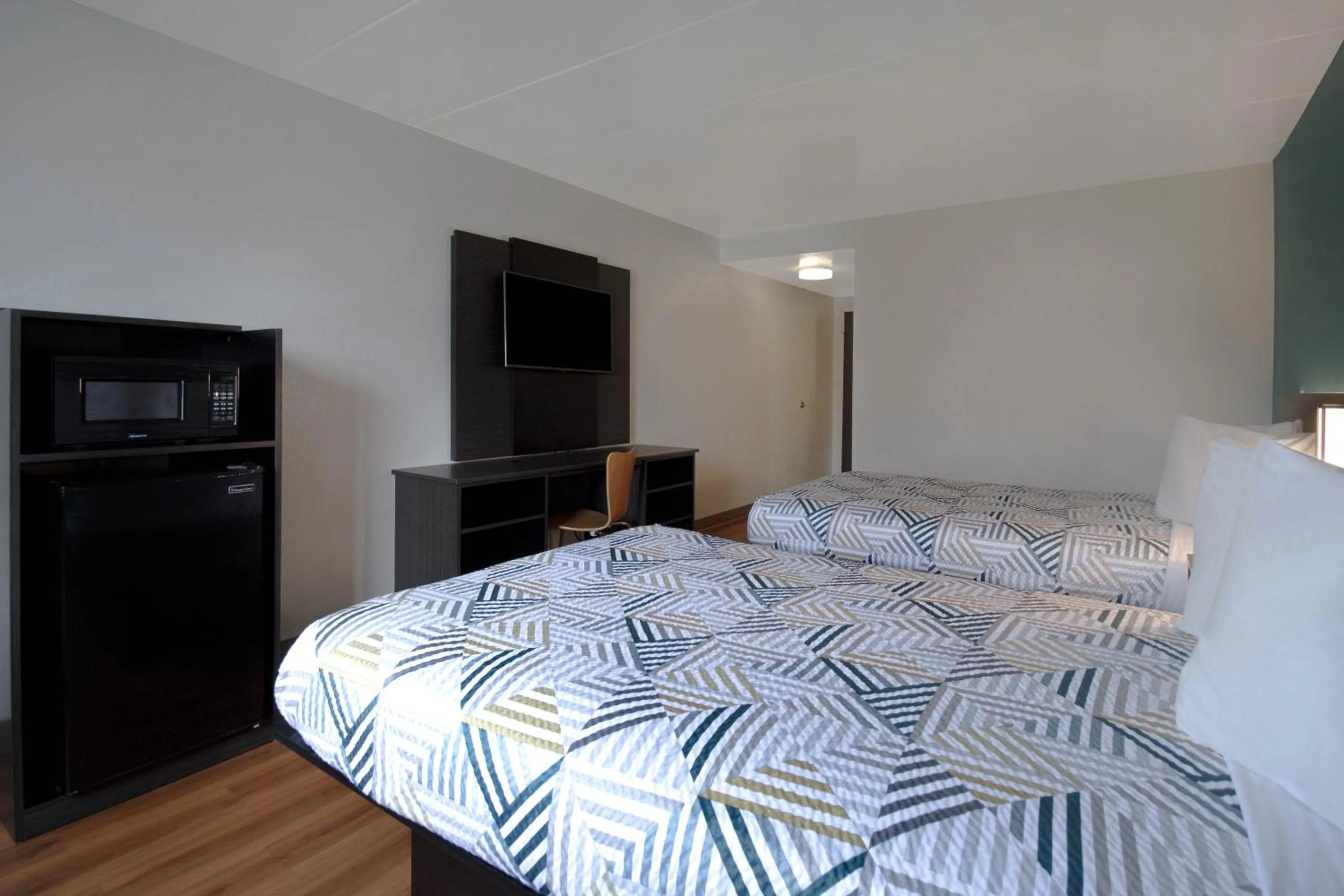 Guests, Bed in Motel 6-Merrillville, IN