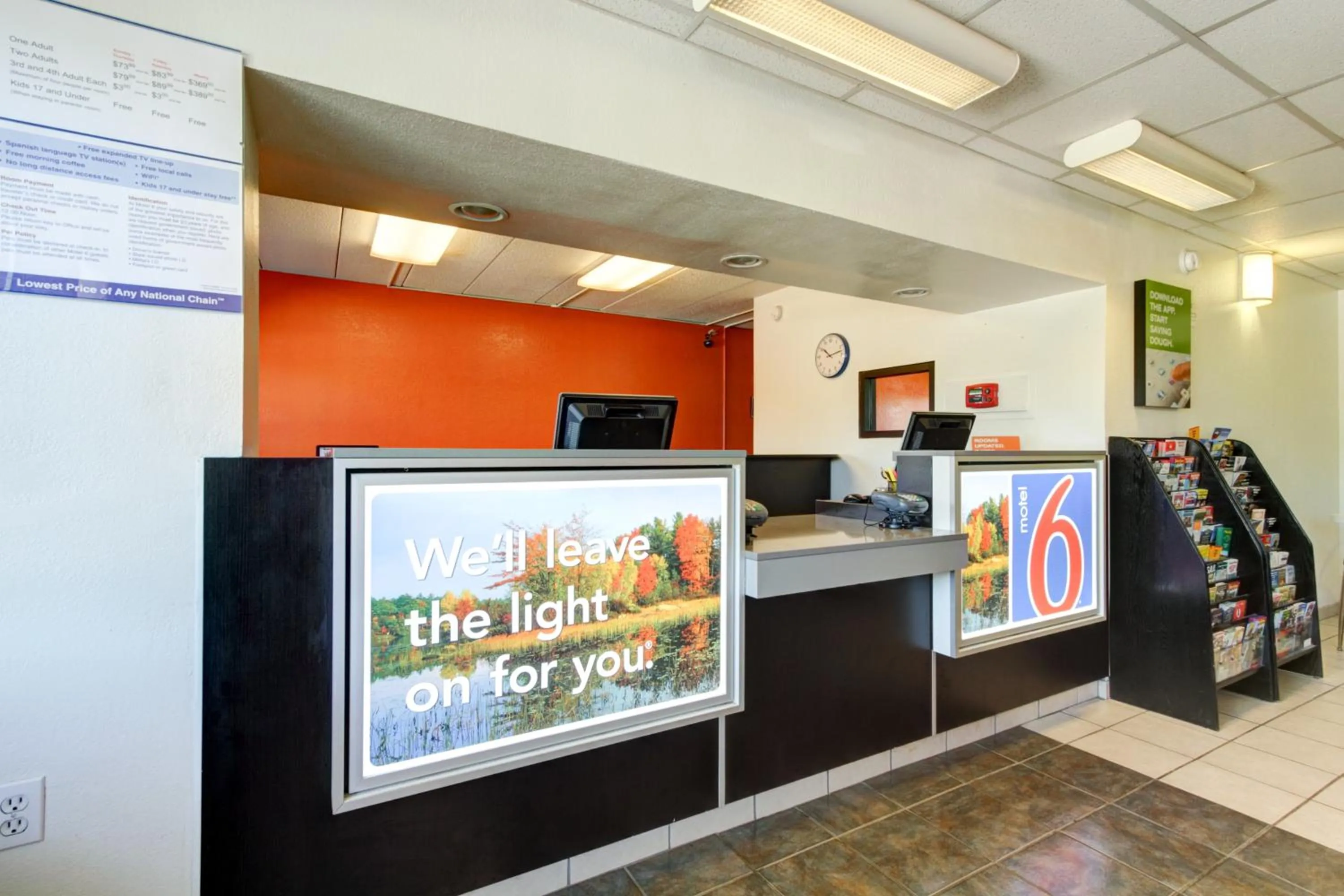 Lobby or reception in Motel 6-Portland, ME