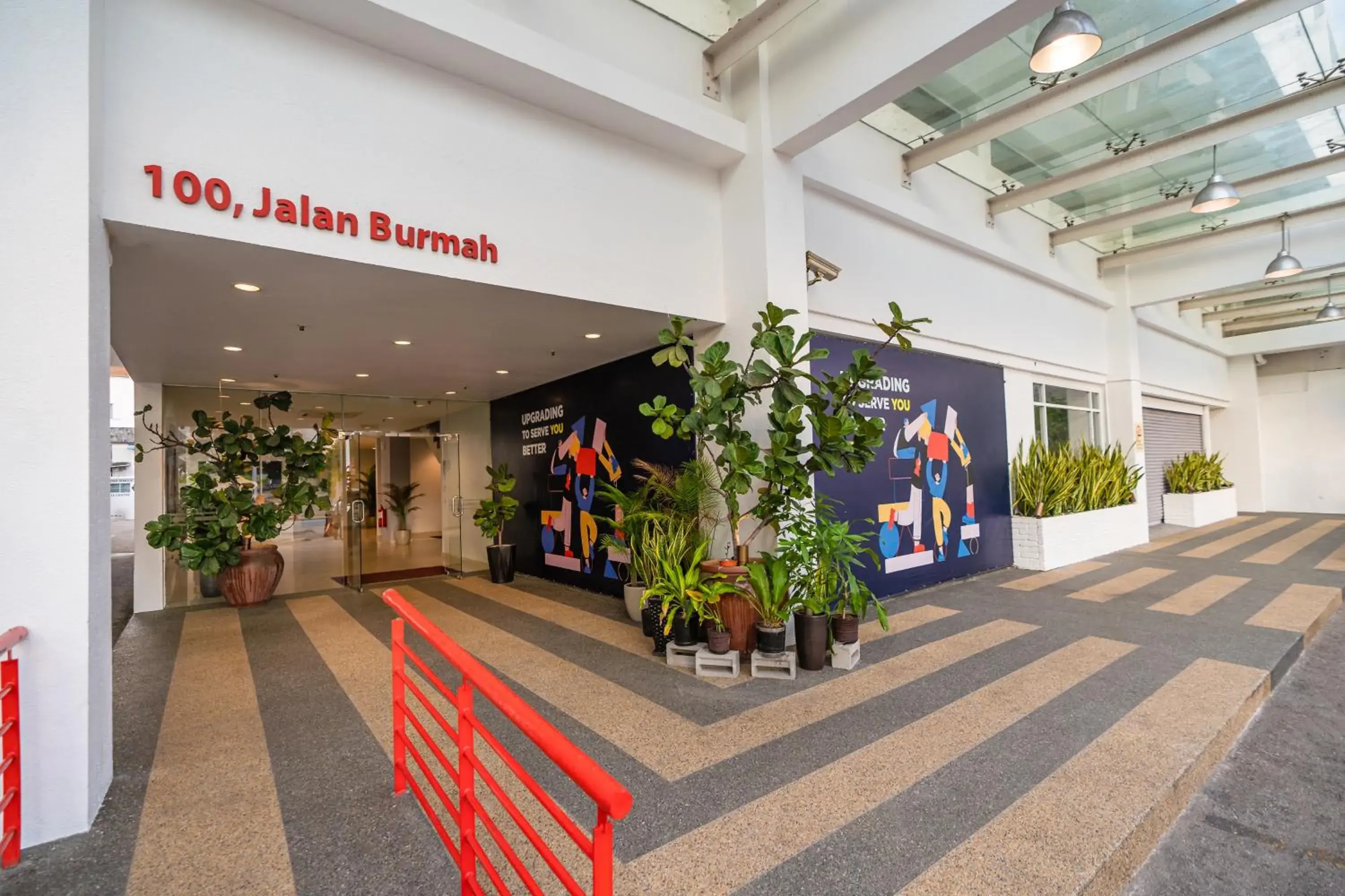 Facade/entrance in Tune Hotel Georgetown Penang Facade/entrance in Tune Hotel Georgetown Penang