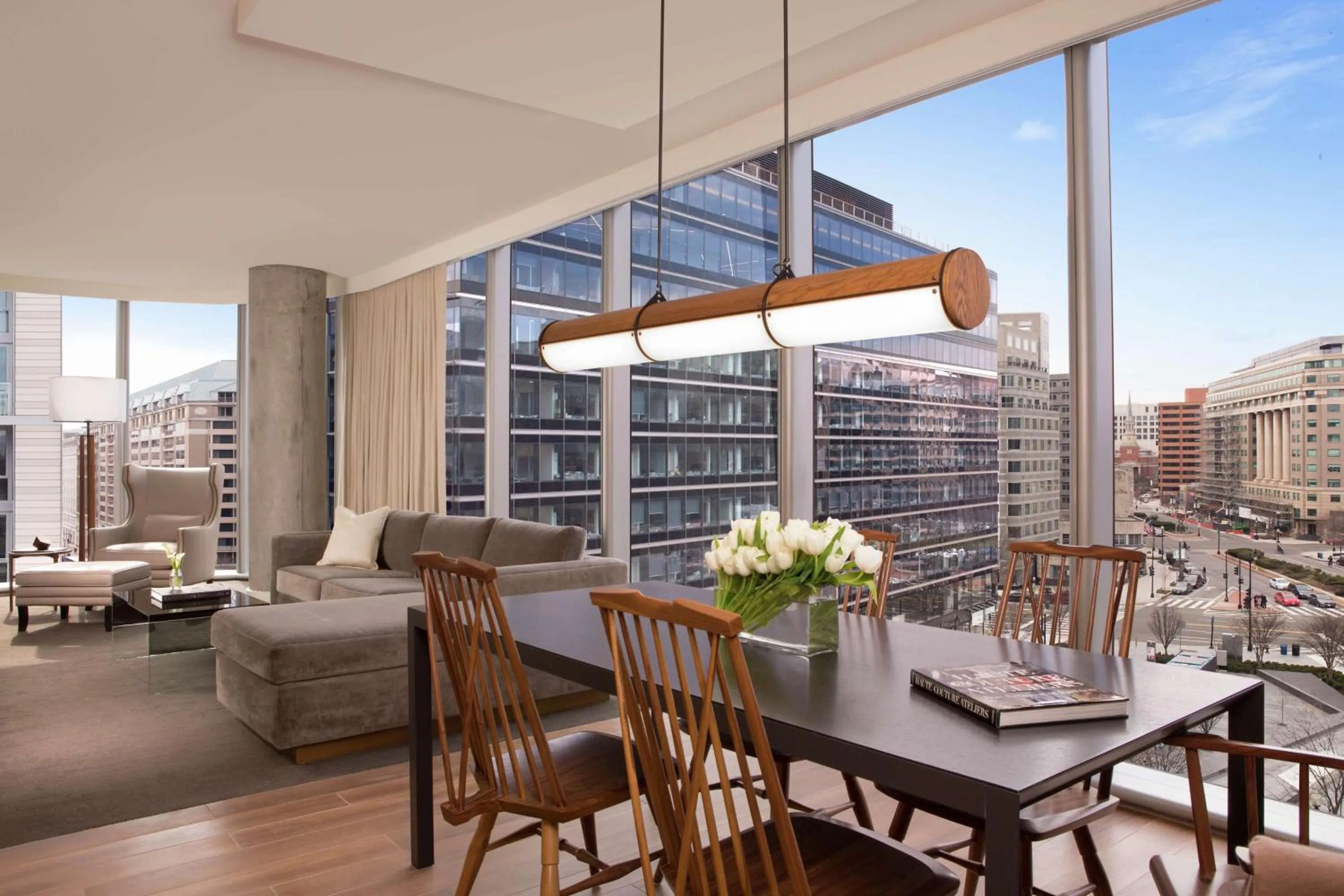 Living room in Conrad Washington DC