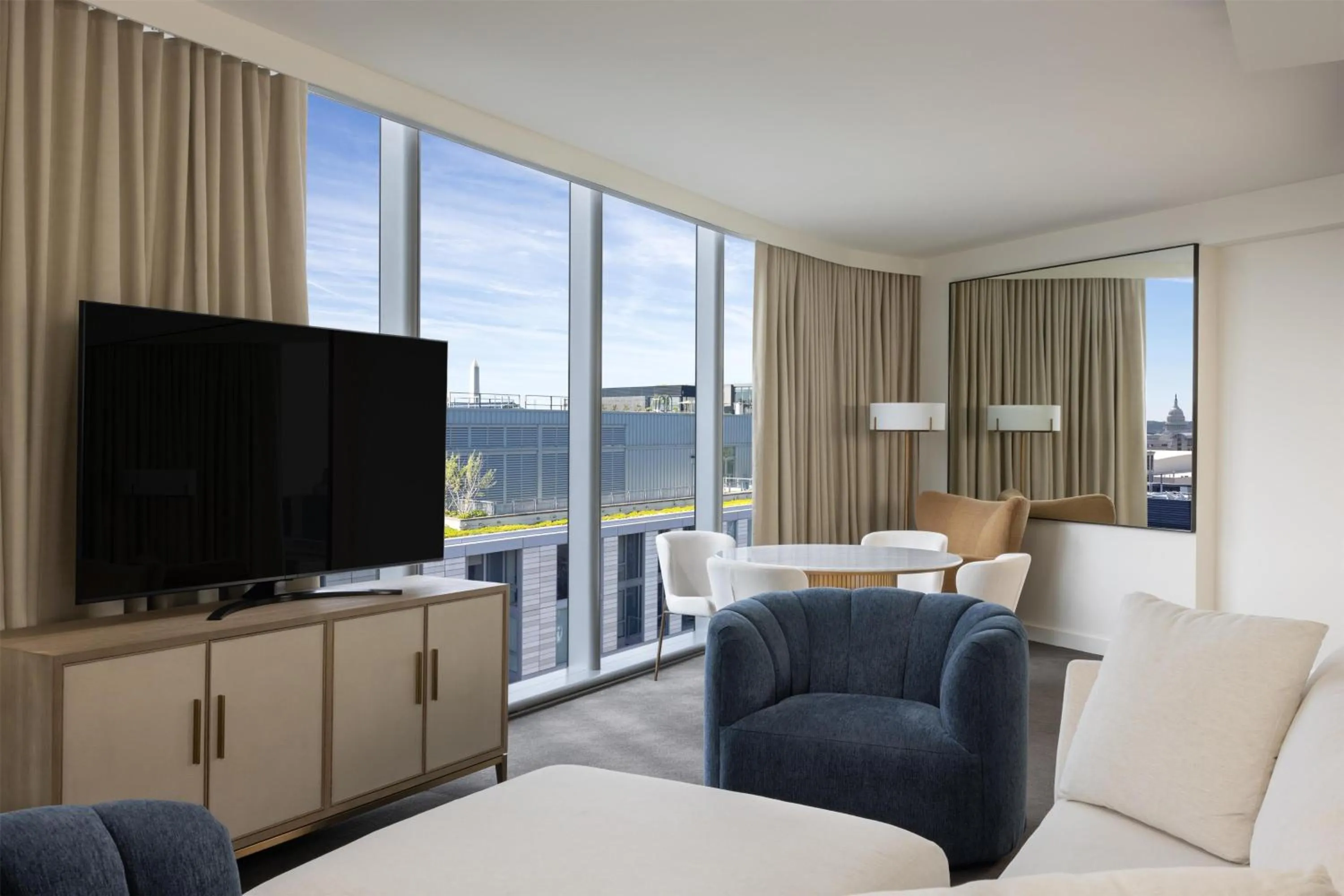 Living room in Conrad Washington DC