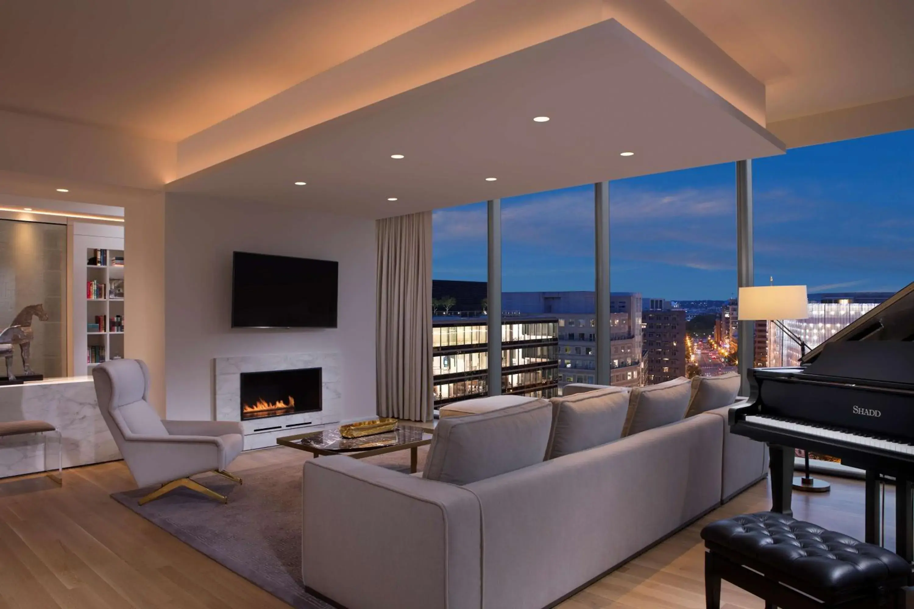 Living room in Conrad Washington DC Living room in Conrad Washington DC