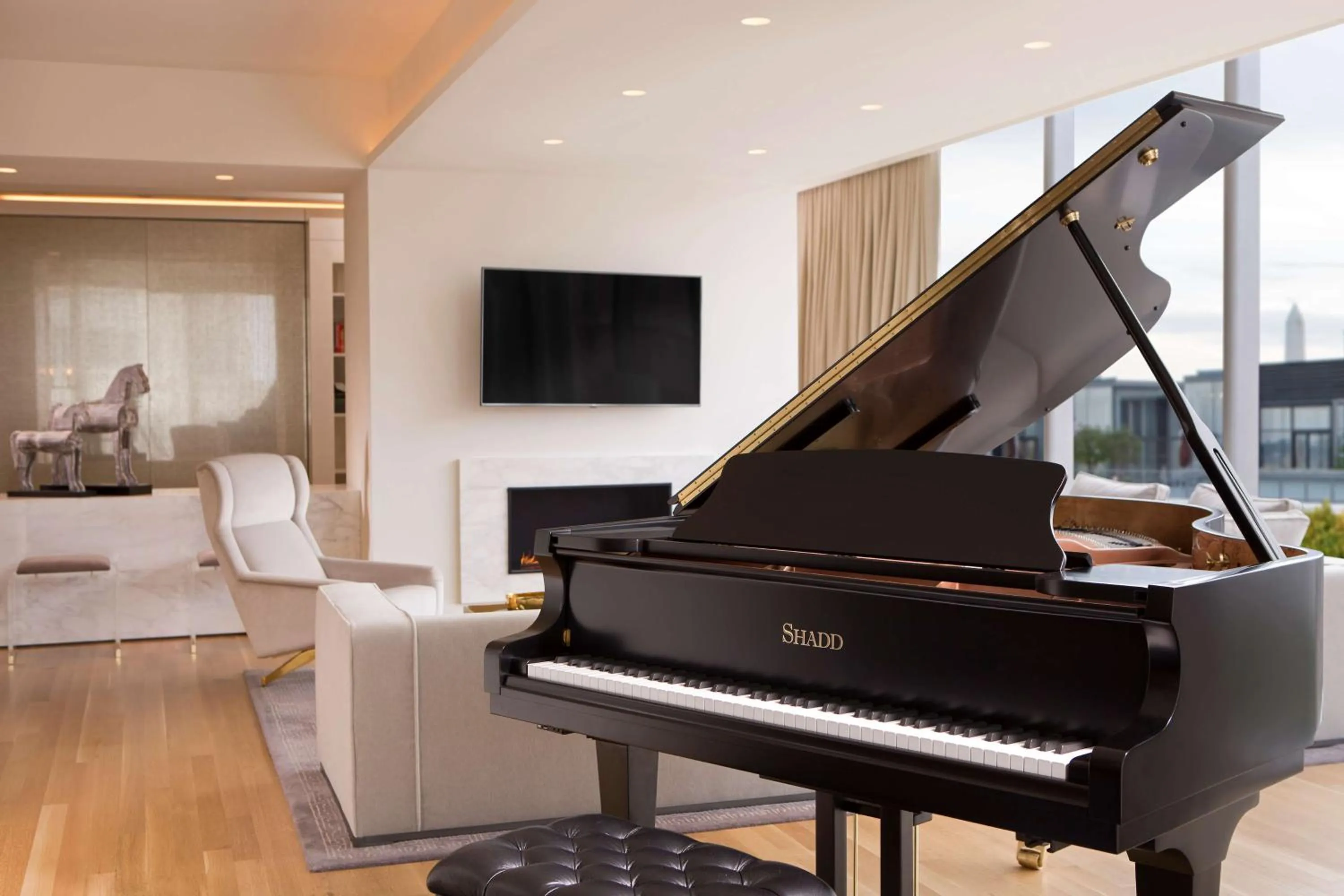 Living room in Conrad Washington DC