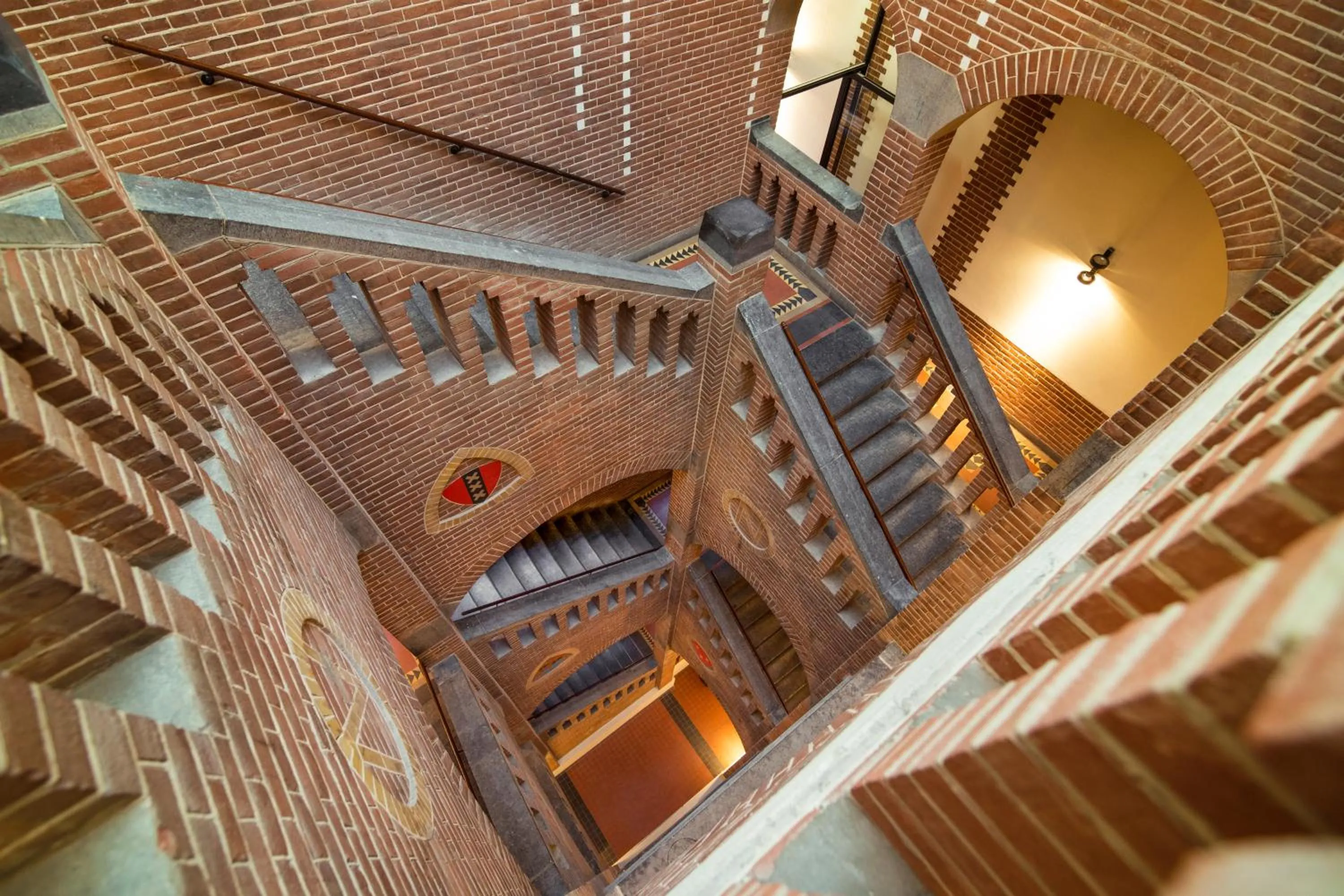 Inner courtyard view in Berlage Hotel, BW Signature Collection