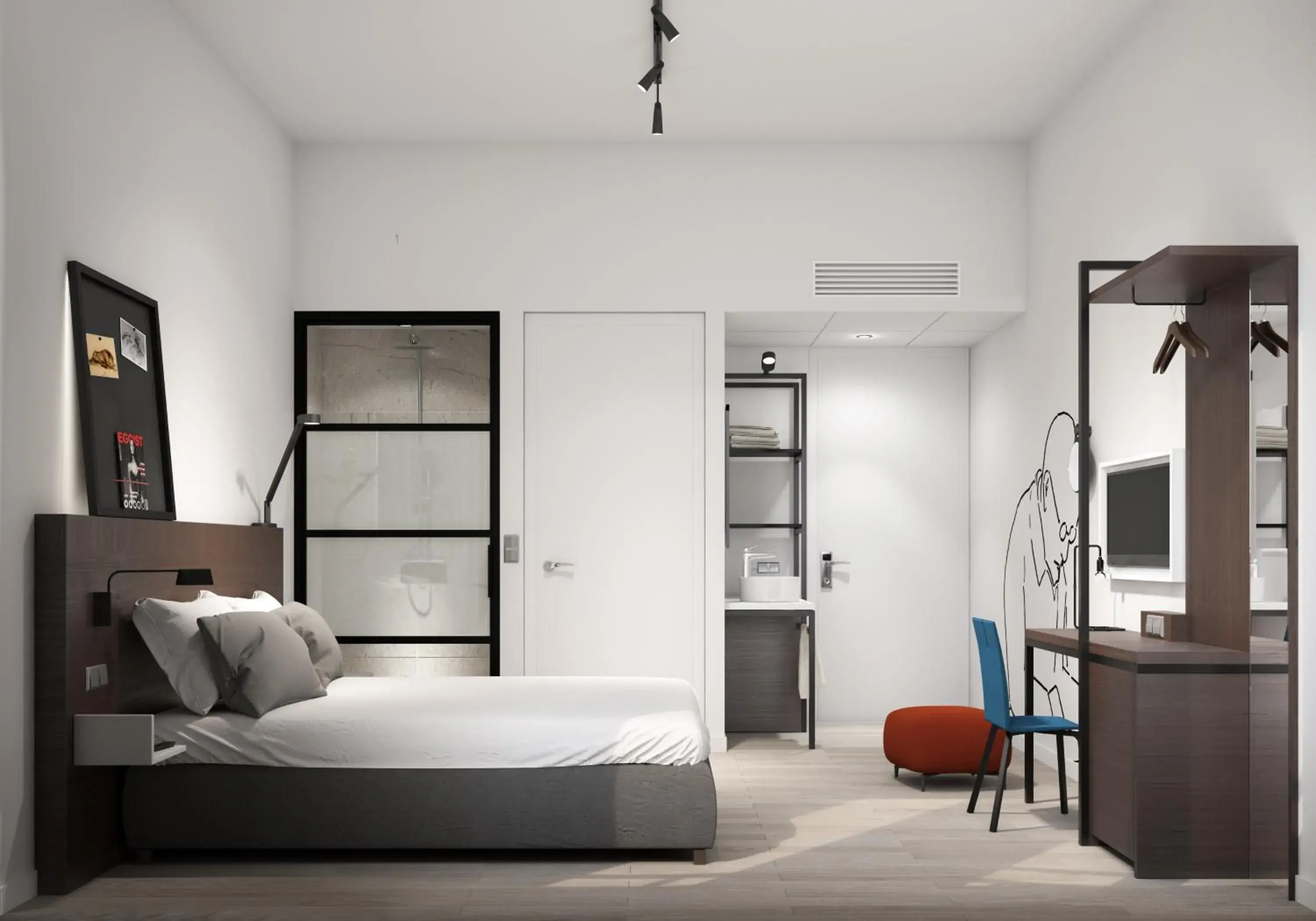 Bed in ibis Styles Den Haag City Centre Bed in ibis Styles Den Haag City Centre