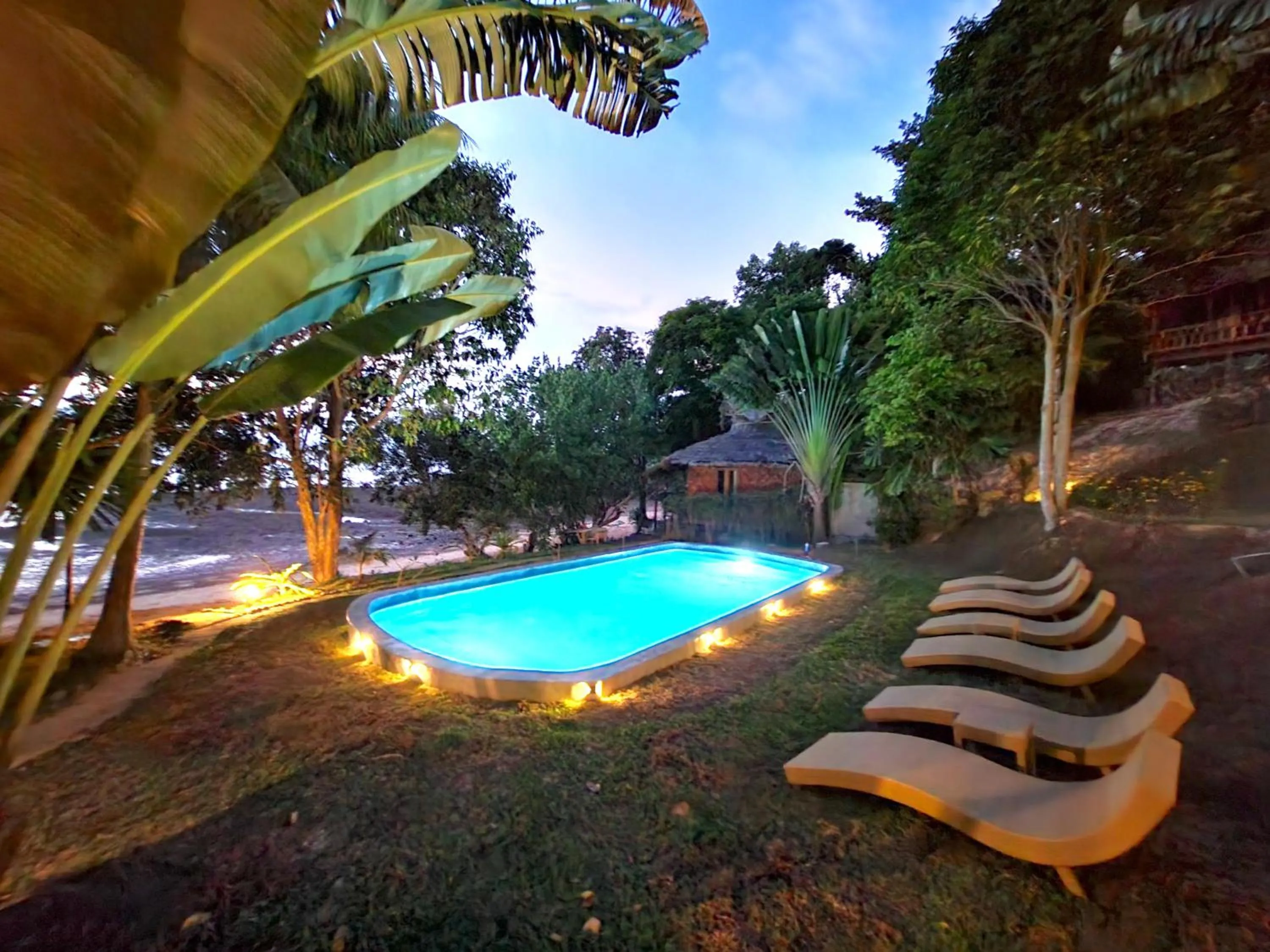 Swimming pool in Banyan Bay Villas