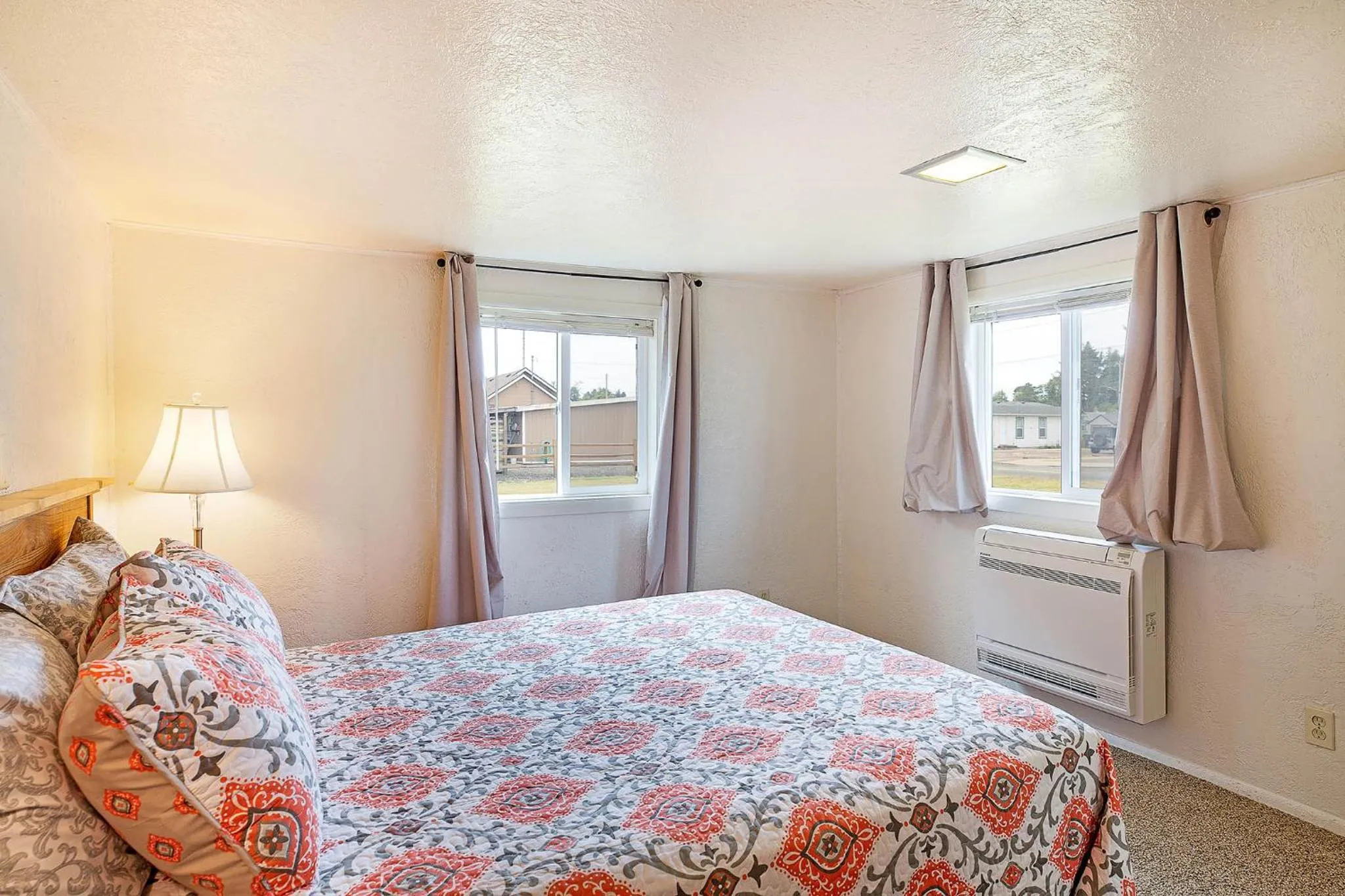 Bed in Crabbin Cabin - You Won't Be Crabby After Staying Here!