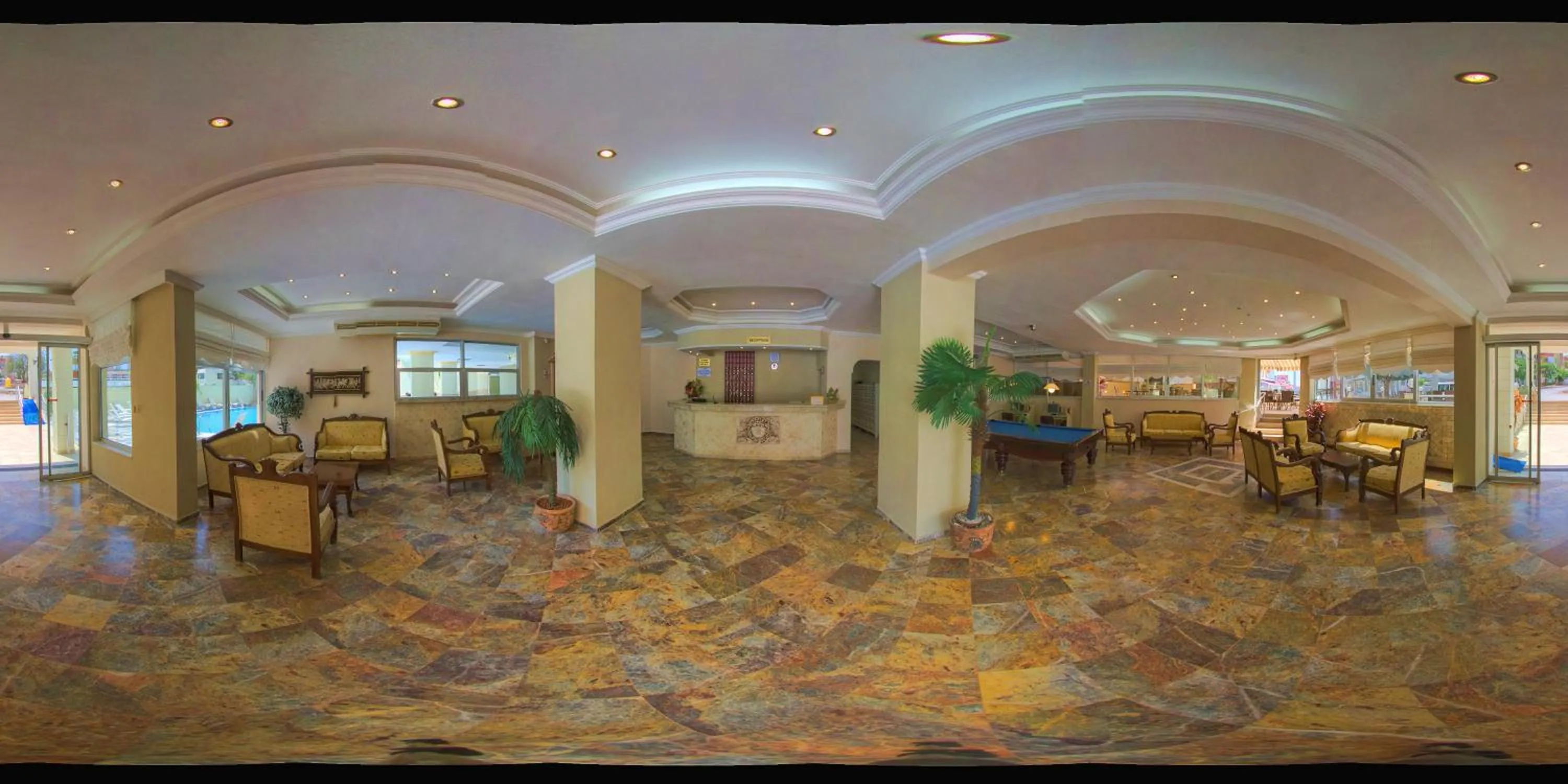 Lobby or reception in meryemana hotel