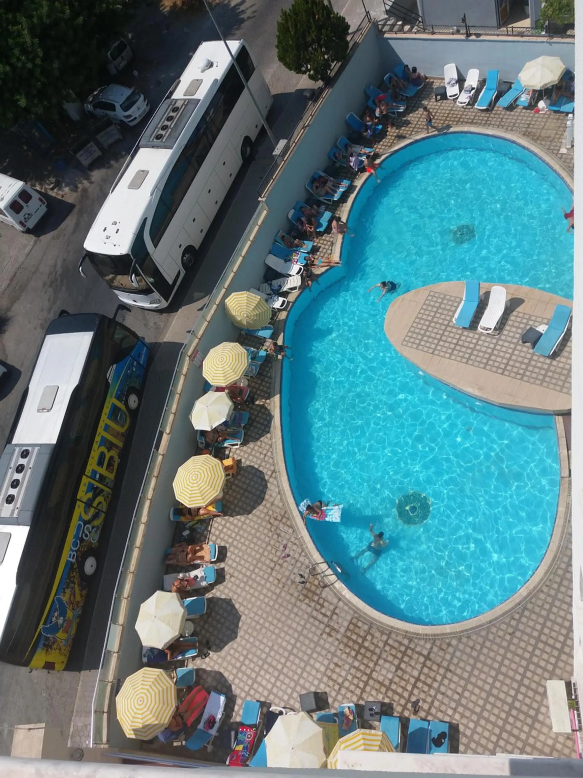 Swimming pool in meryemana hotel