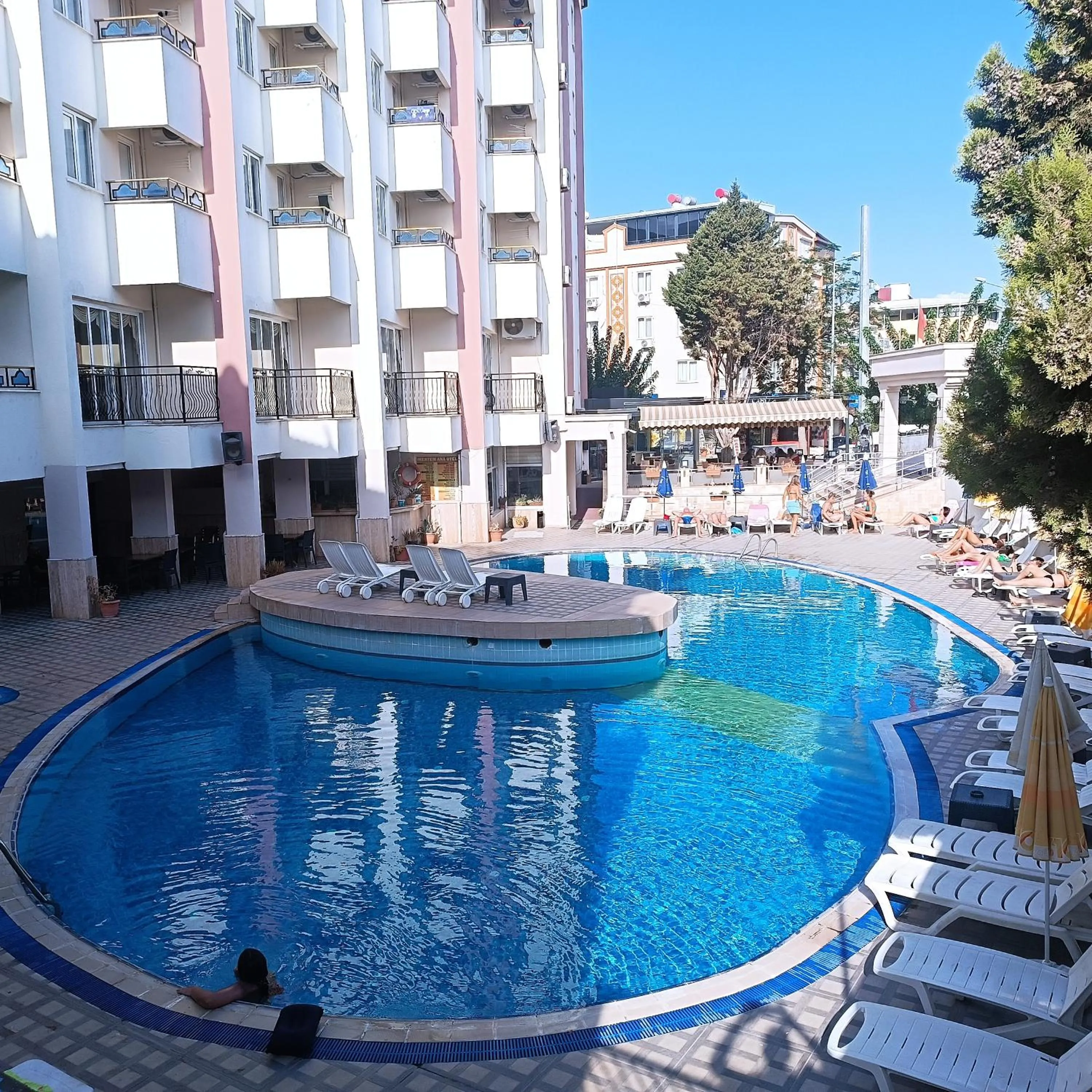 Swimming pool in meryemana hotel