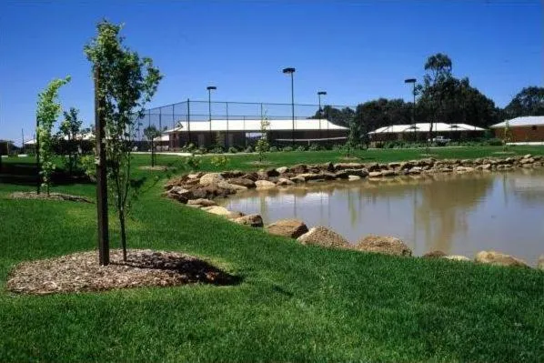 Facade/entrance in Potters Apartments