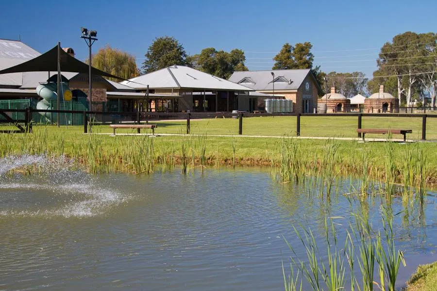Facade/entrance in Potters Apartments