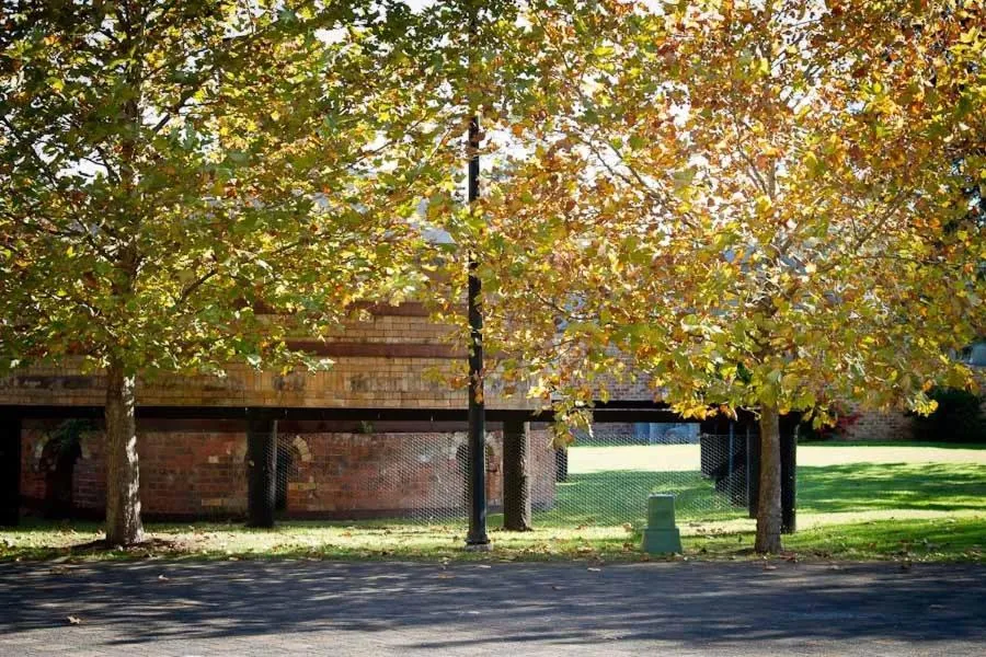 Facade/entrance in Potters Apartments
