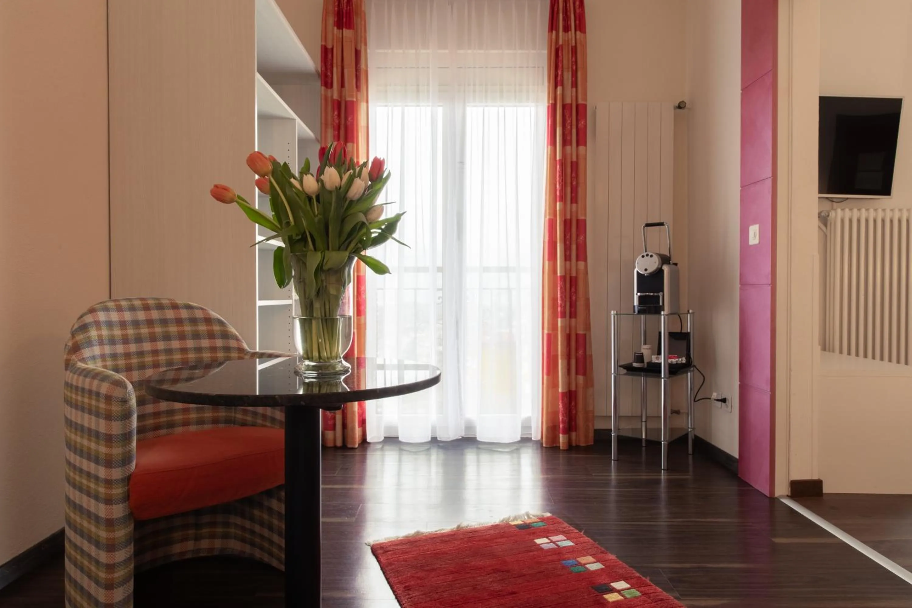 Seating area in Hotel Tobler