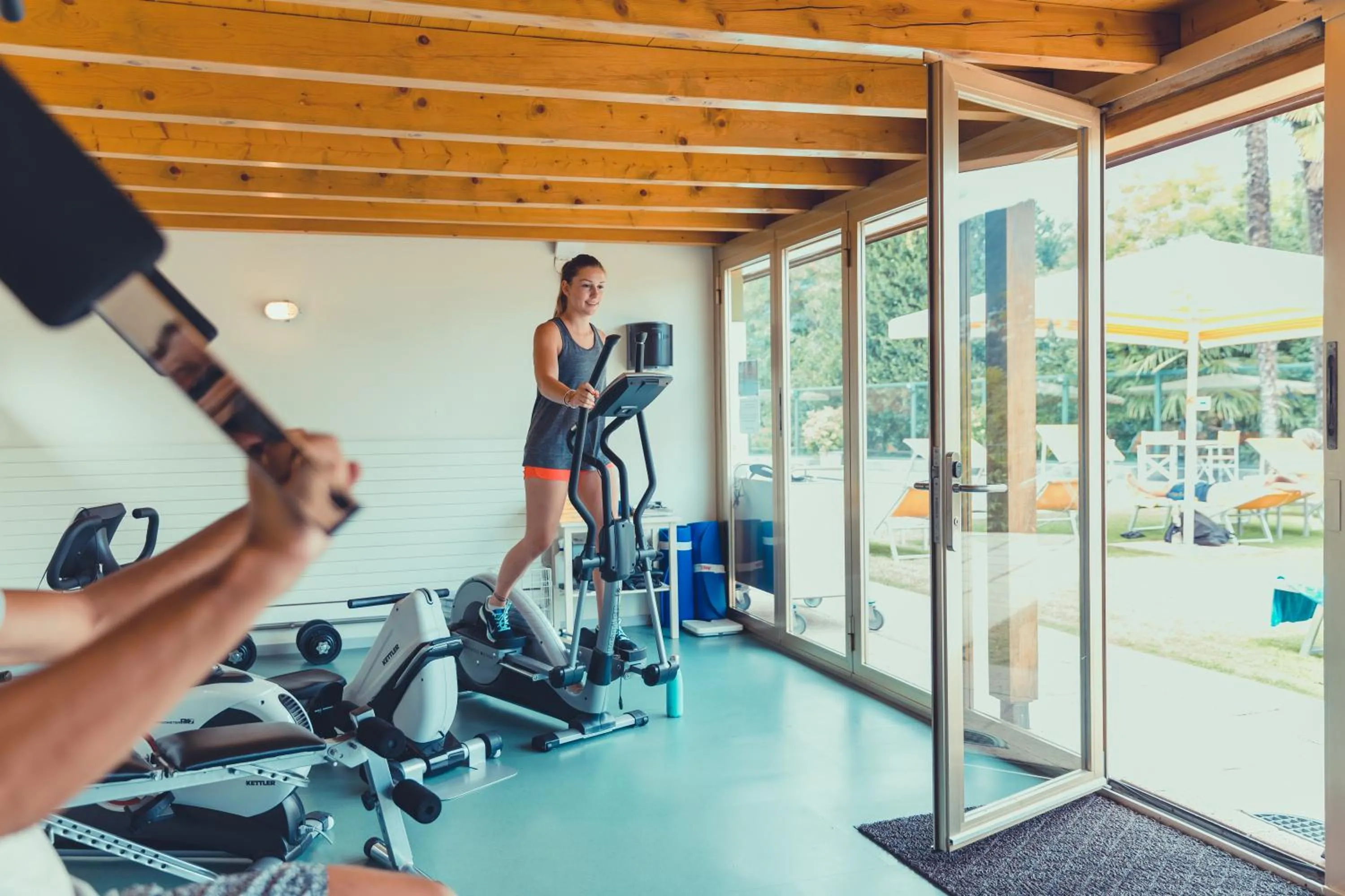 Fitness centre/facilities in Hotel Tobler