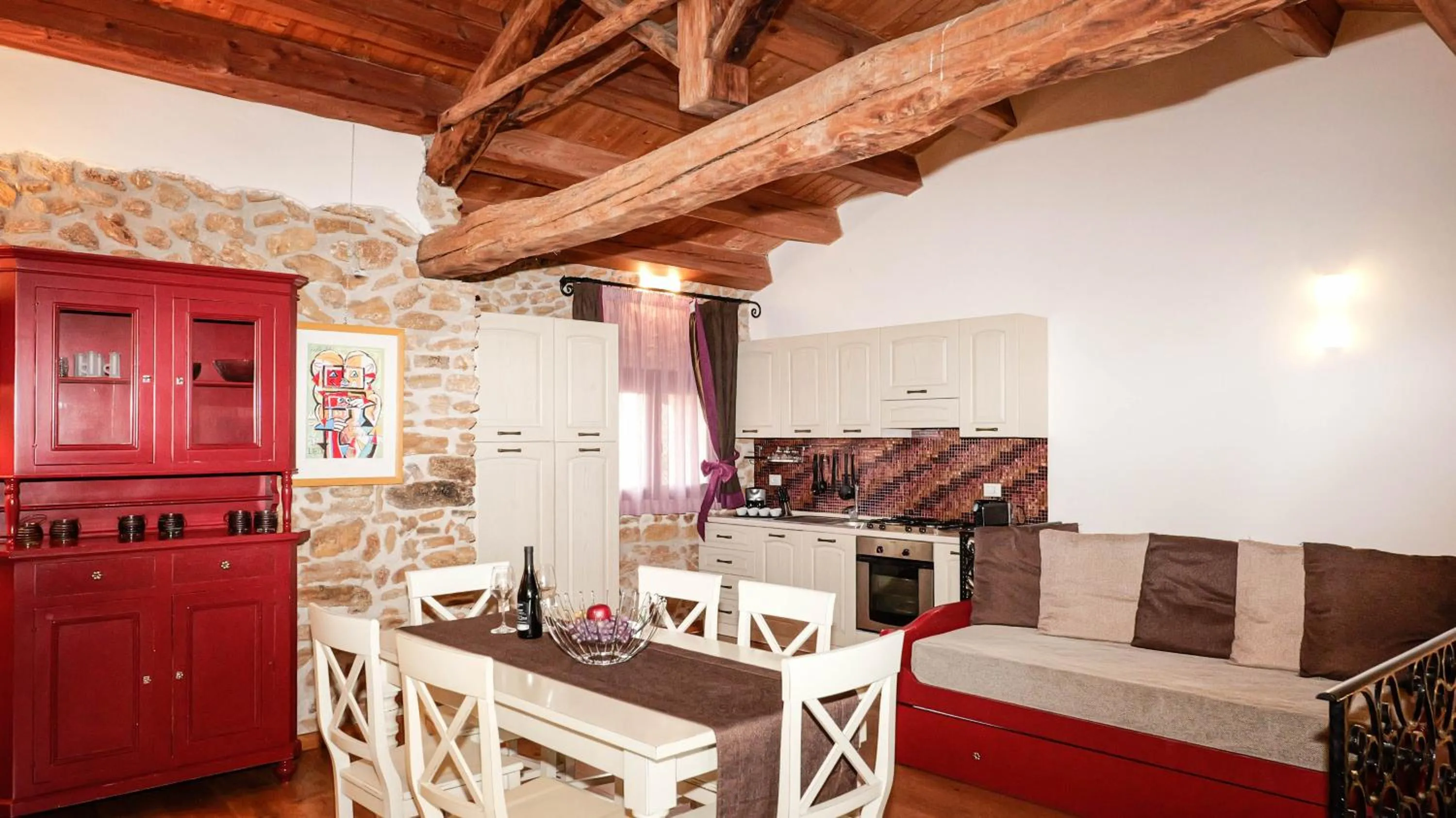 Kitchen or kitchenette in Borgo degli Angeli Wellness & Resort by Le Dhome Sicily