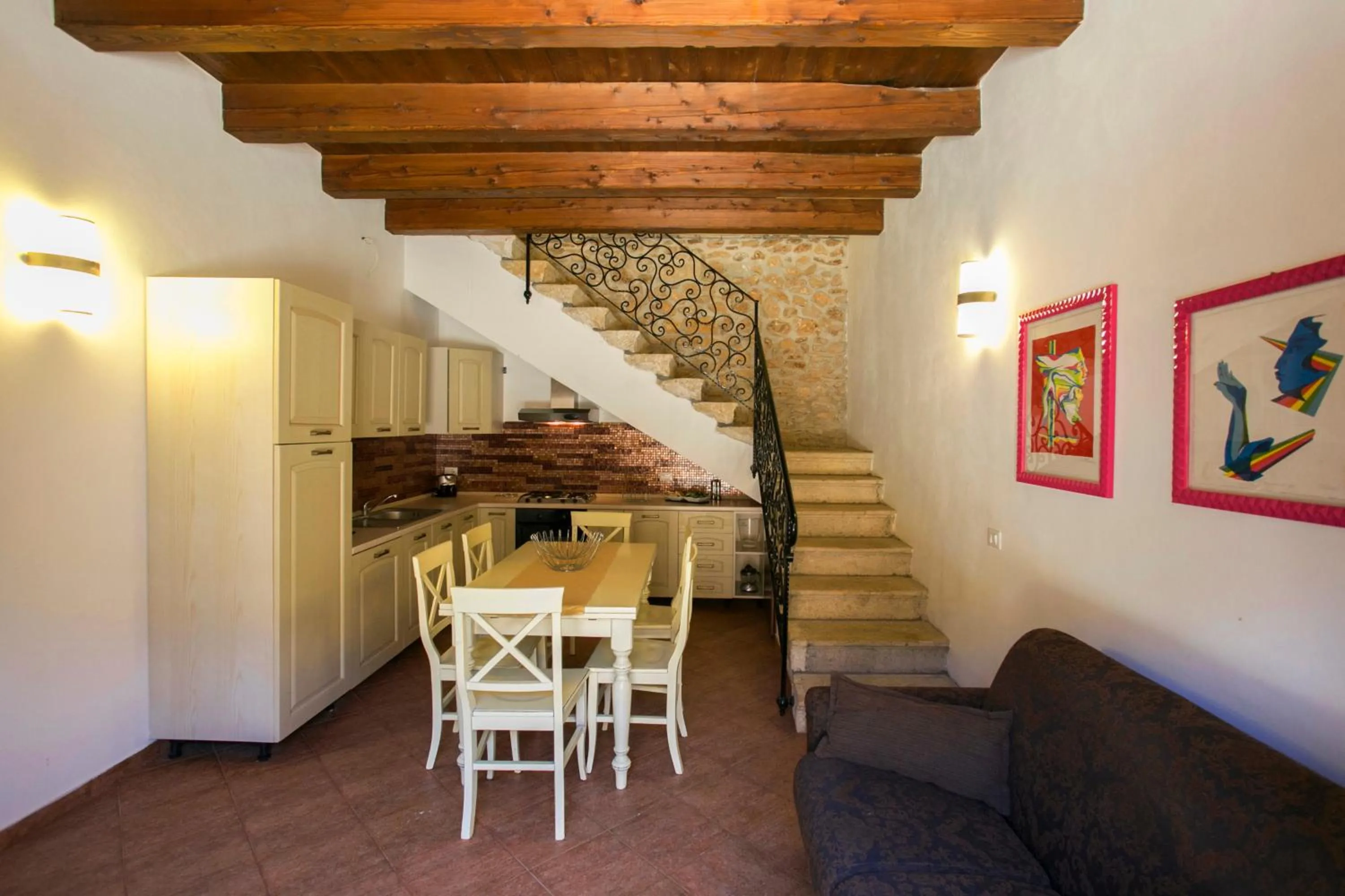 Kitchen or kitchenette in Borgo degli Angeli Wellness & Resort by Le Dhome Sicily