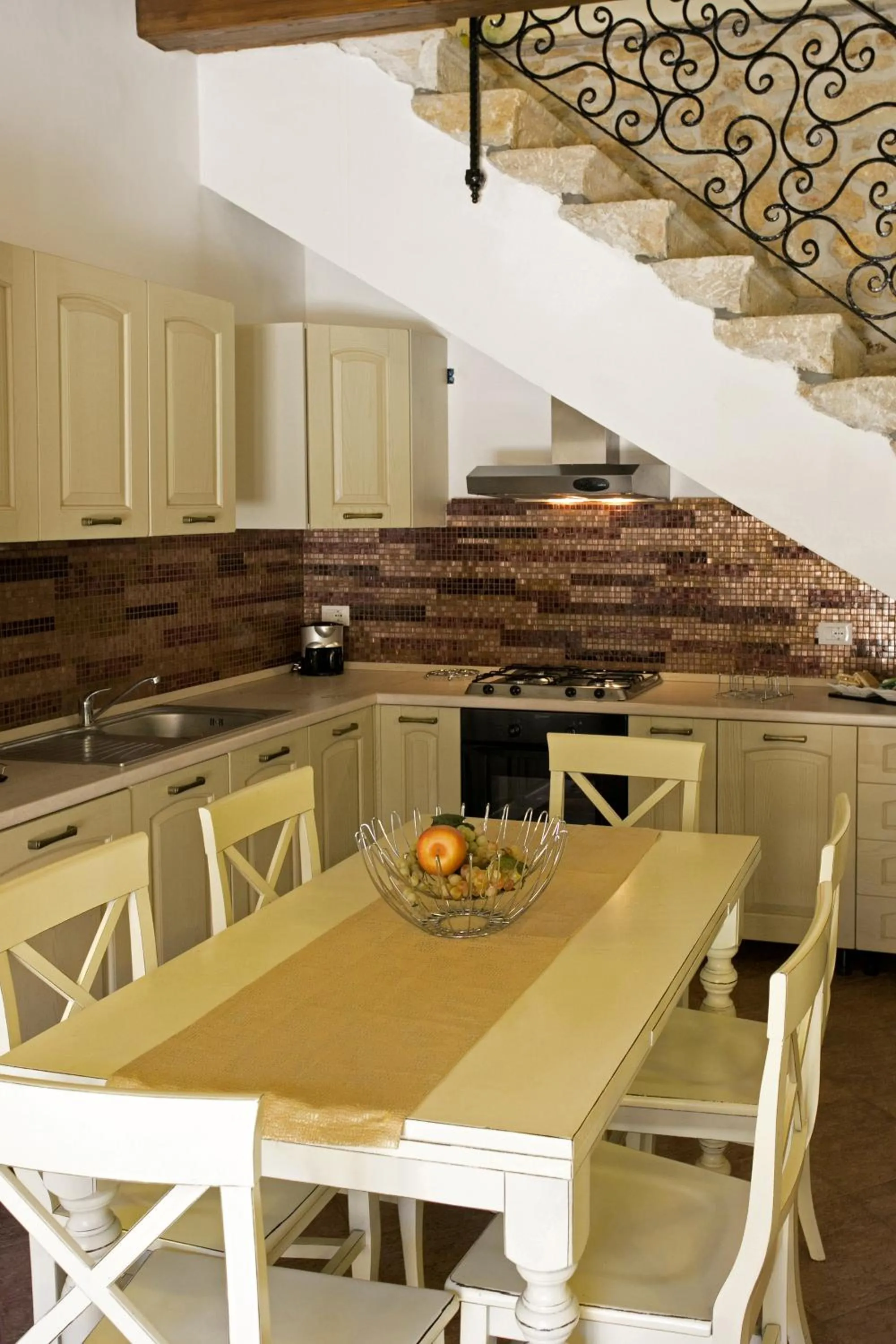 Kitchen or kitchenette in Borgo degli Angeli Wellness & Resort by Le Dhome Sicily