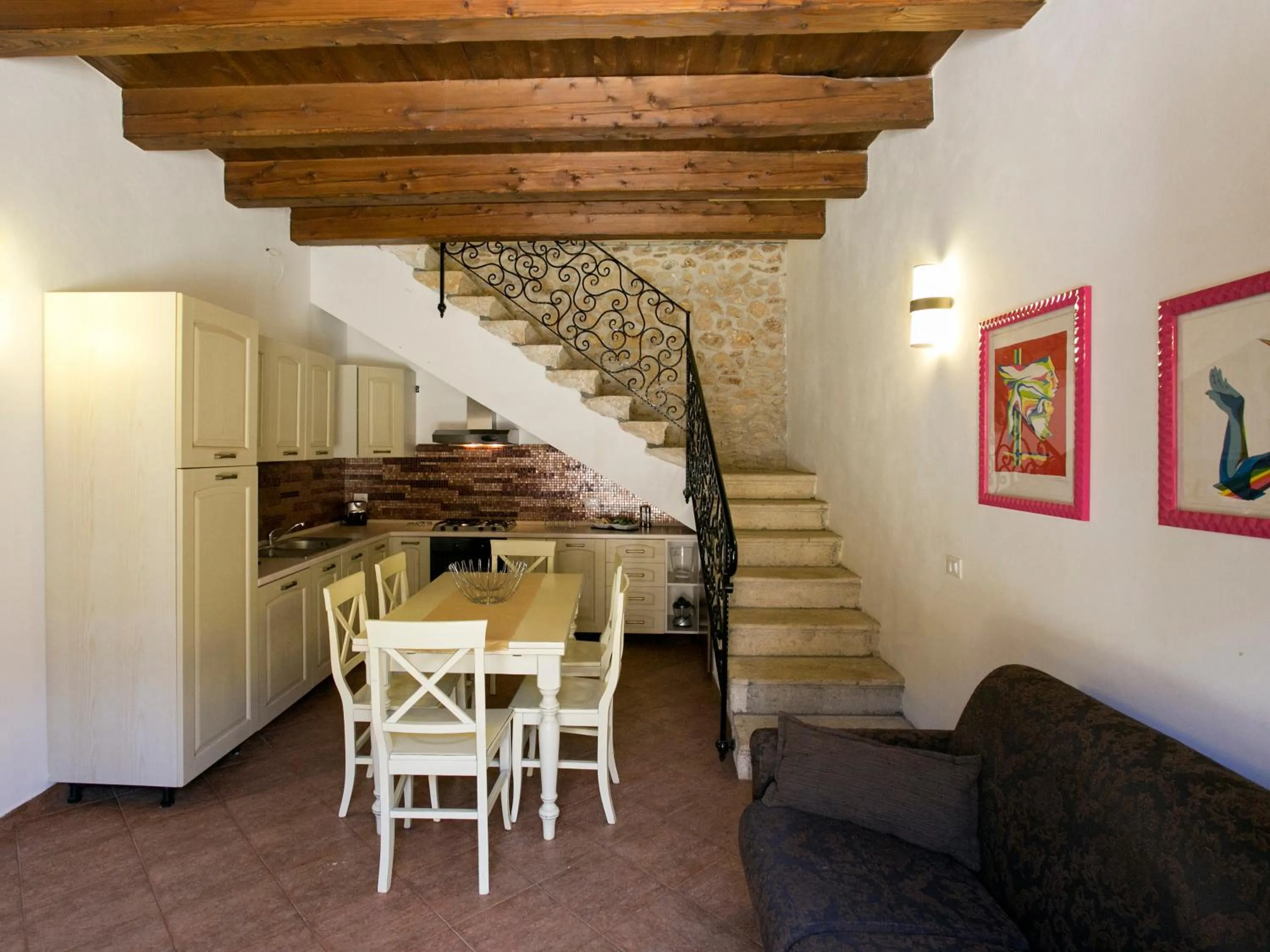 Kitchen or kitchenette in Borgo degli Angeli Wellness & Resort by Le Dhome Sicily