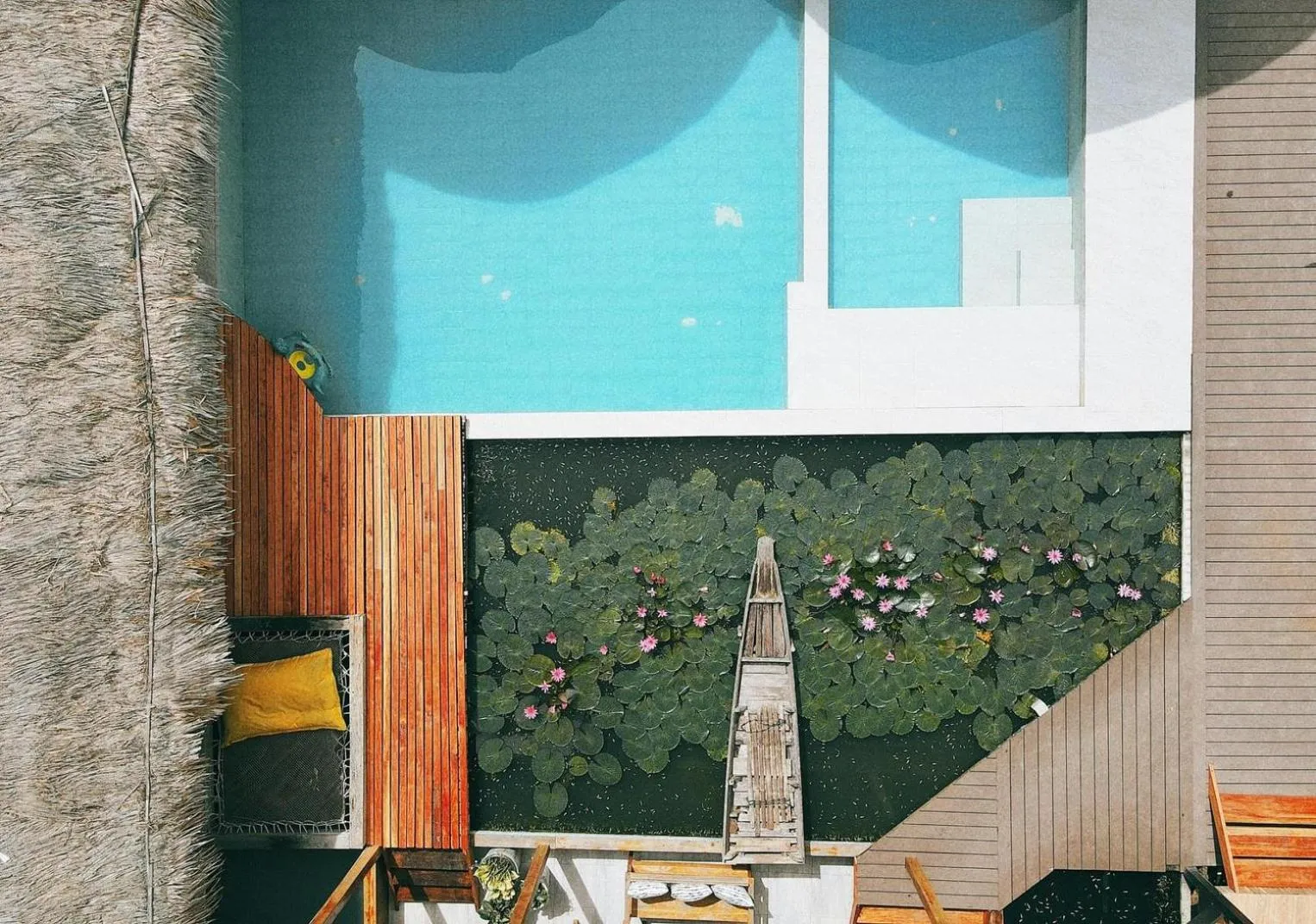 Swimming pool in Varni Homestay