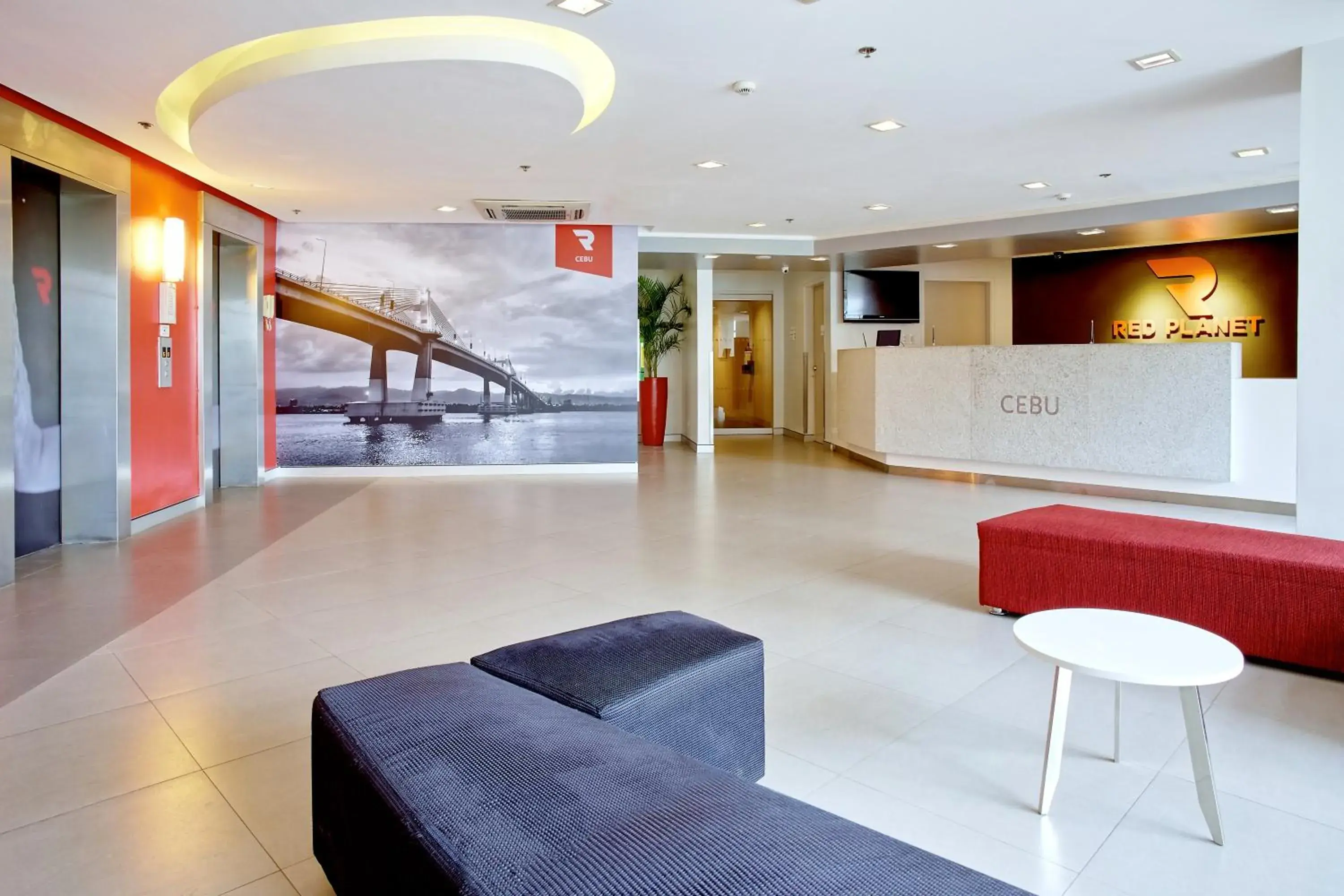 Lobby or reception in Red Planet Cebu Lobby or reception in Red Planet Cebu