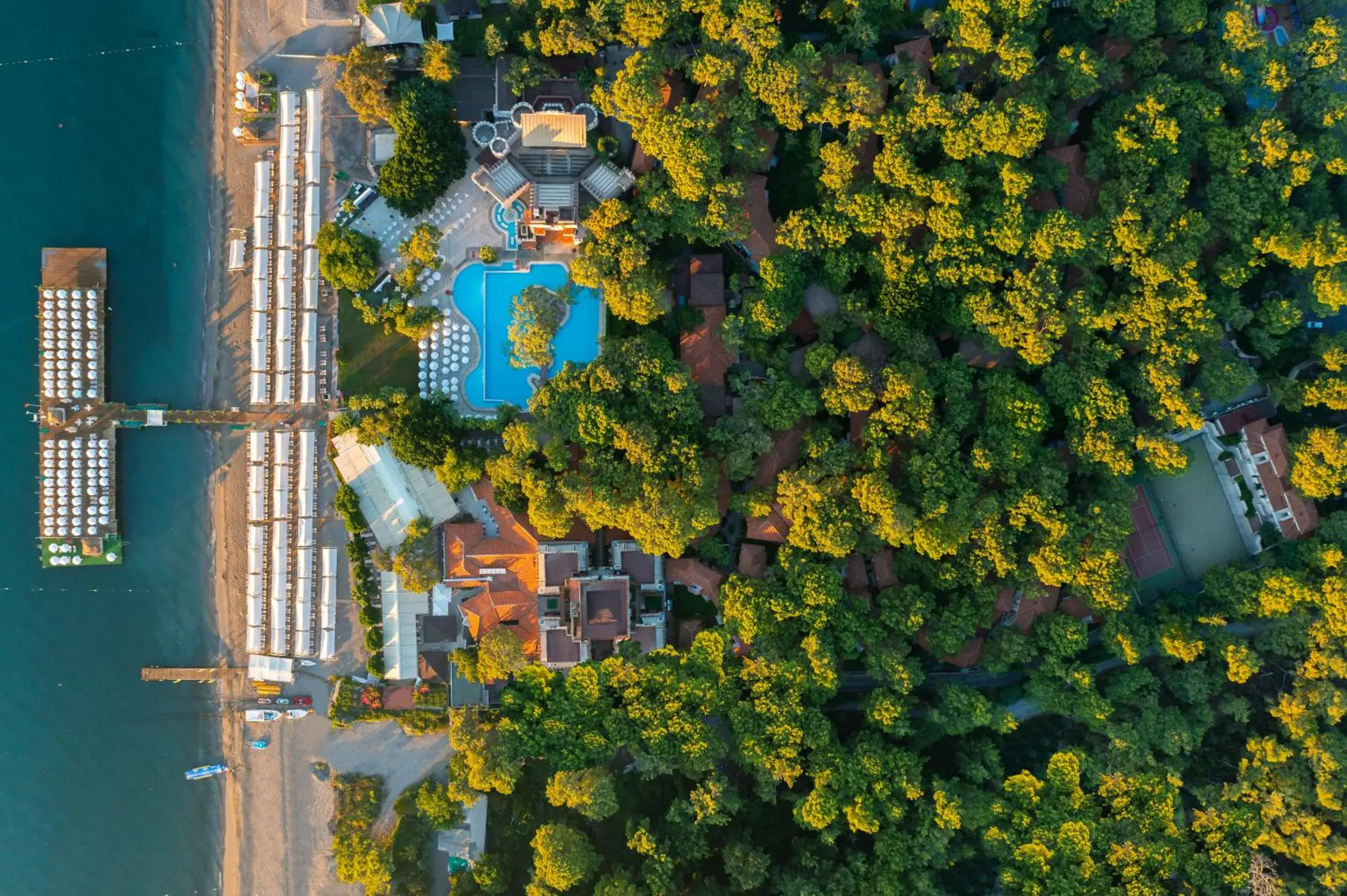 Bird's eye view in Ulusoy Kemer Holiday Club - Kids Concept Bird's eye view in Ulusoy Kemer Holiday Club - Kids Concept
