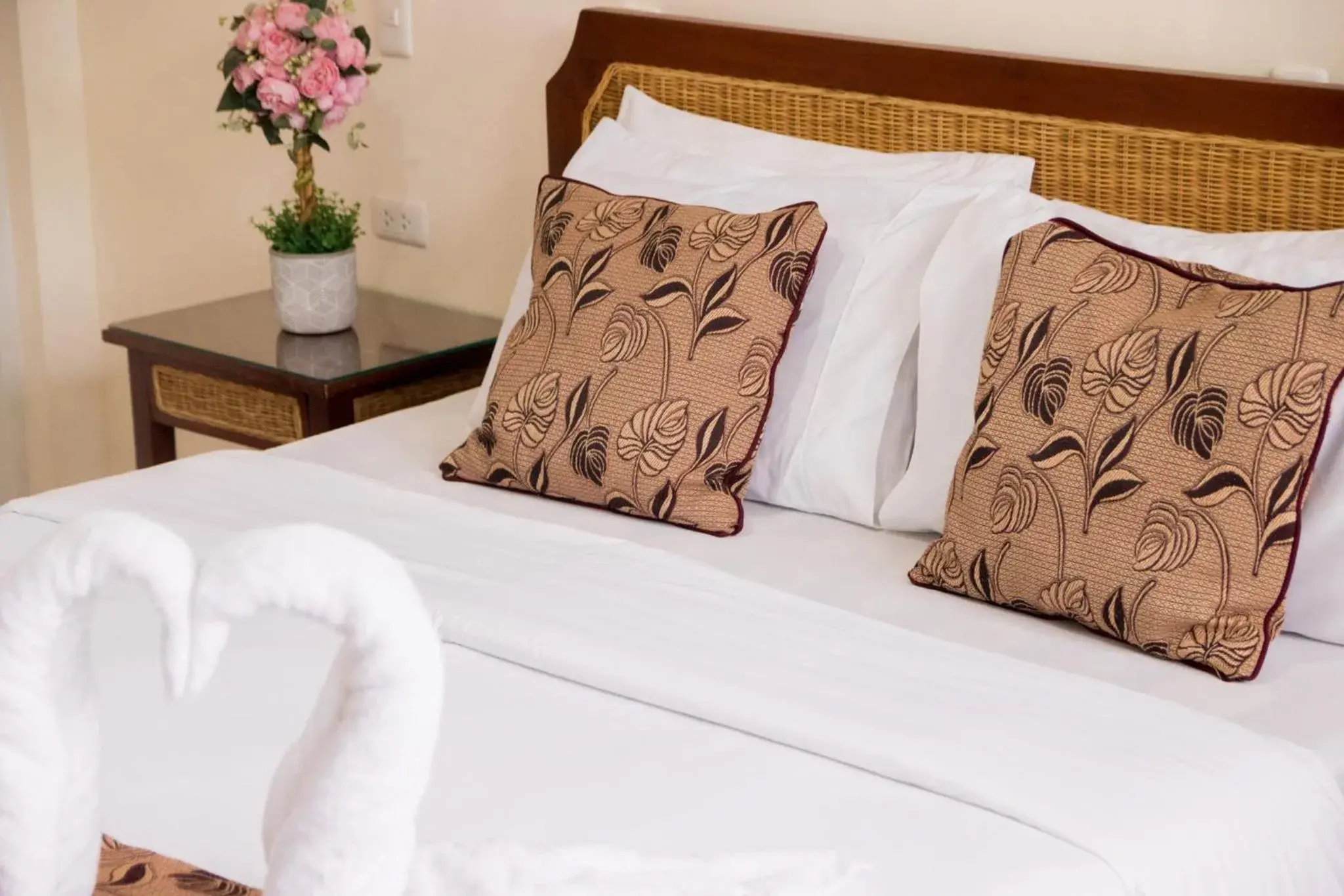 Bed in Marick Beach Resort Bed in Marick Beach Resort