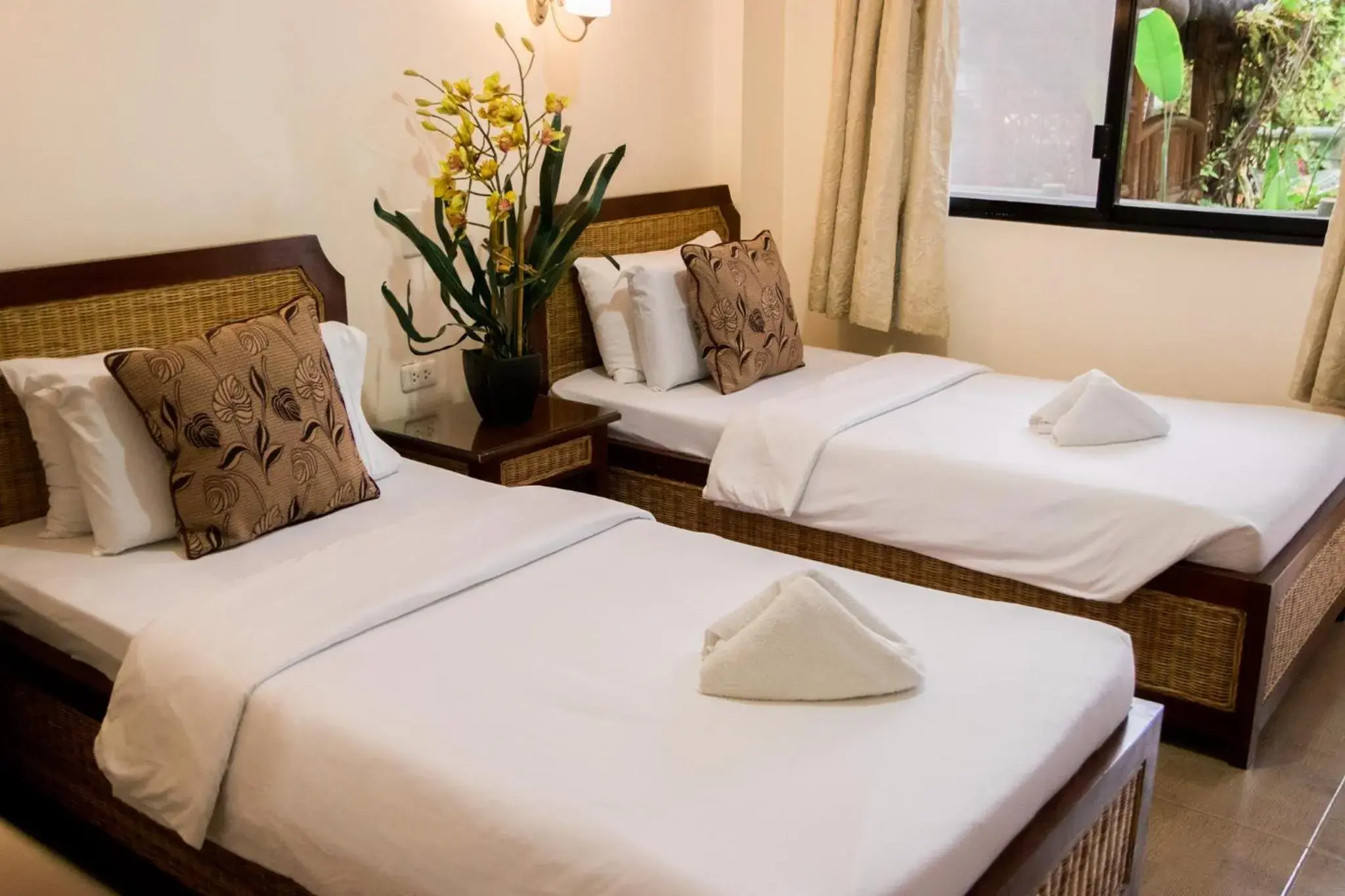 Bed in Marick Beach Resort Bed in Marick Beach Resort