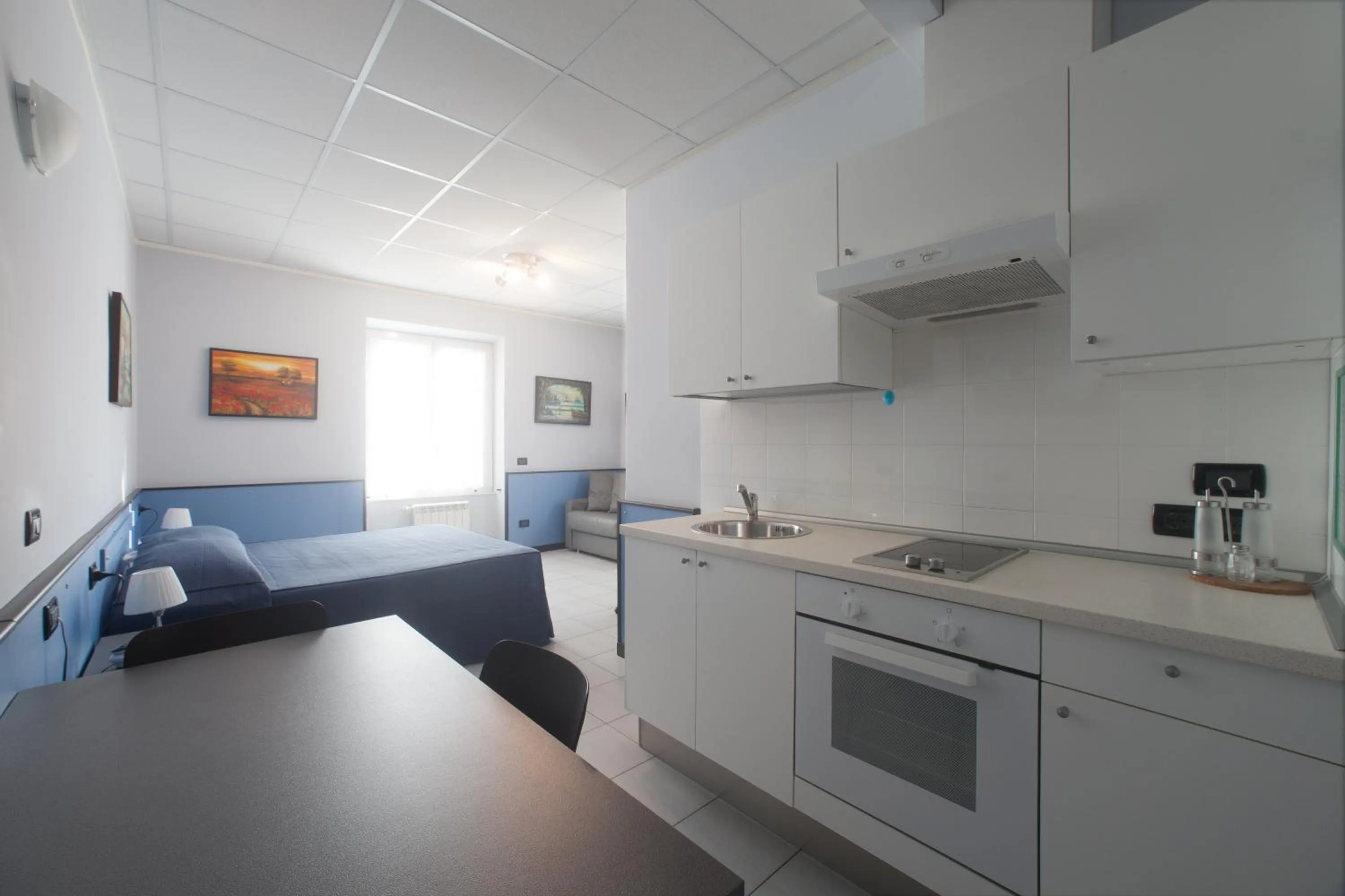 Kitchen or kitchenette in Hotel Tirreno