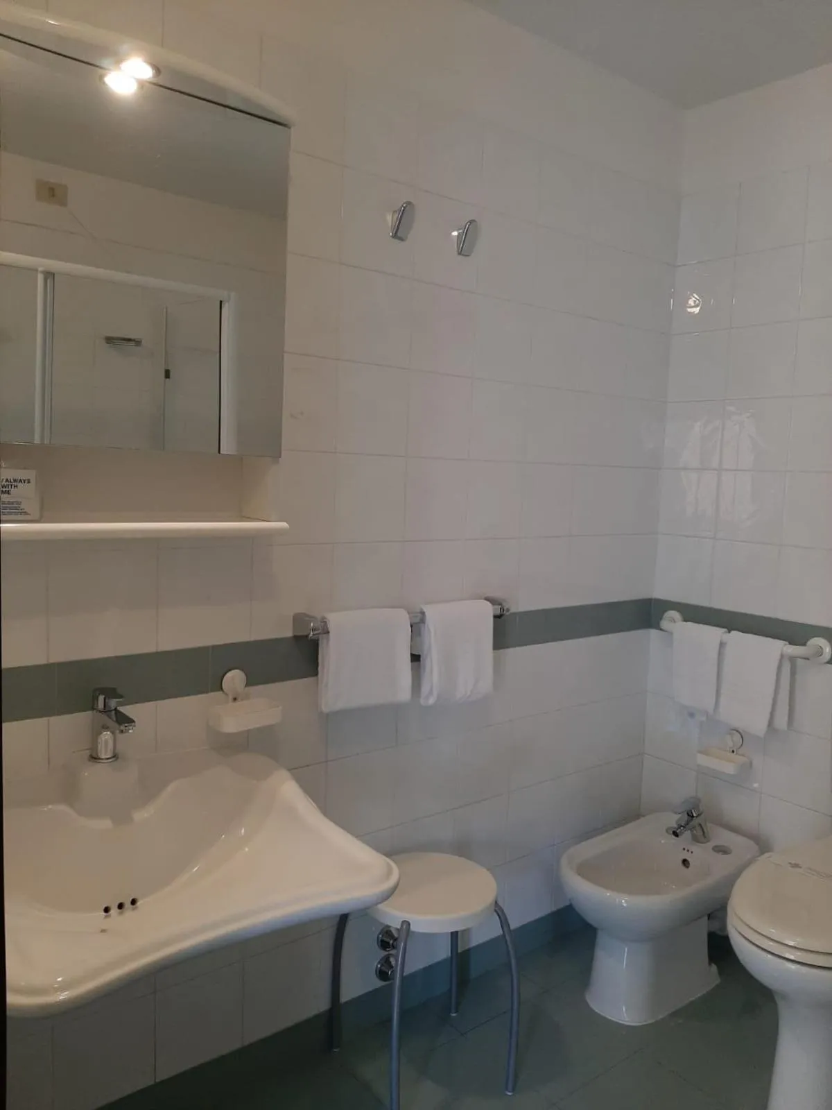 Bathroom in Hotel Tirreno