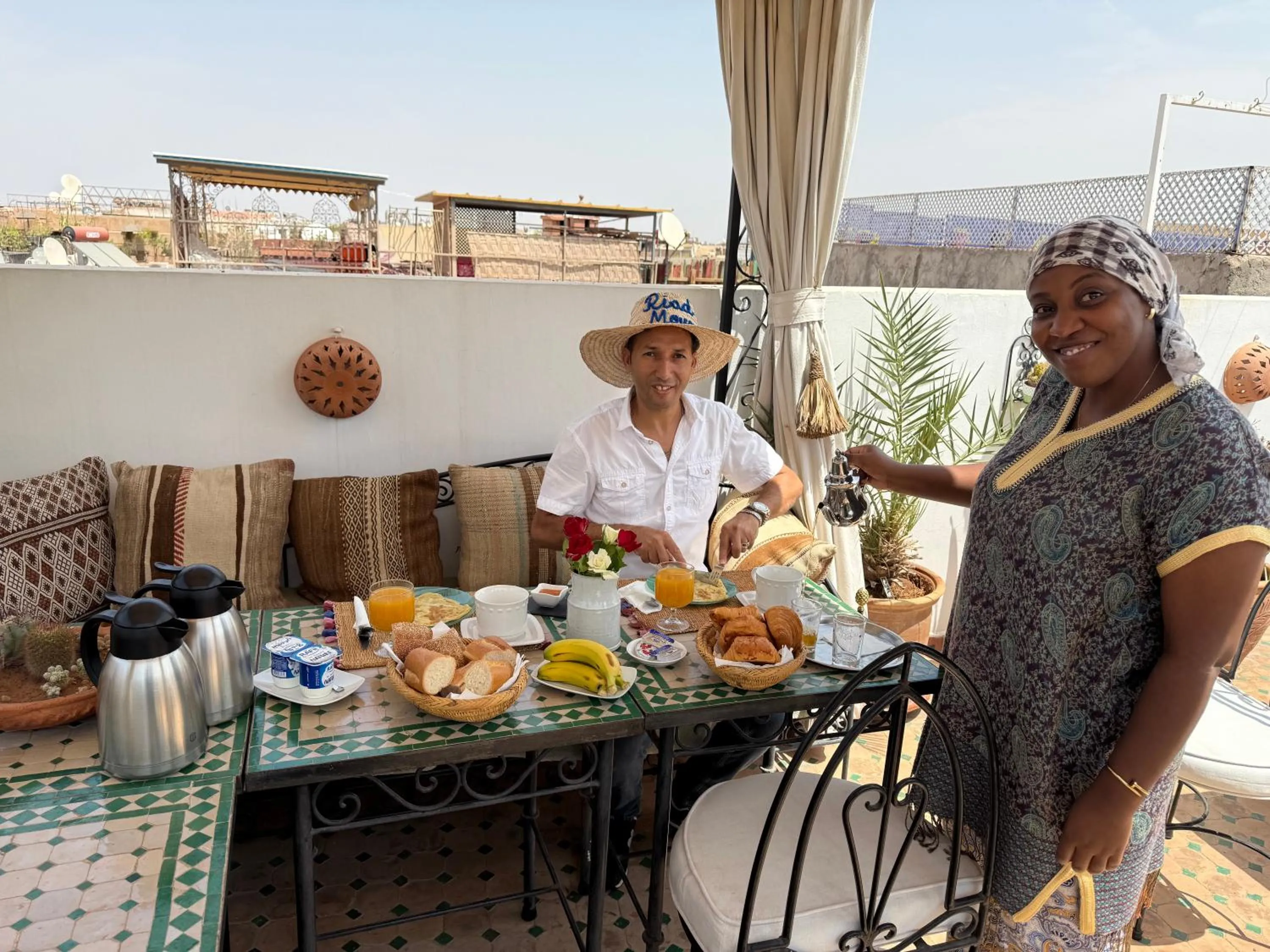 Balcony/Terrace in Riad Mouna