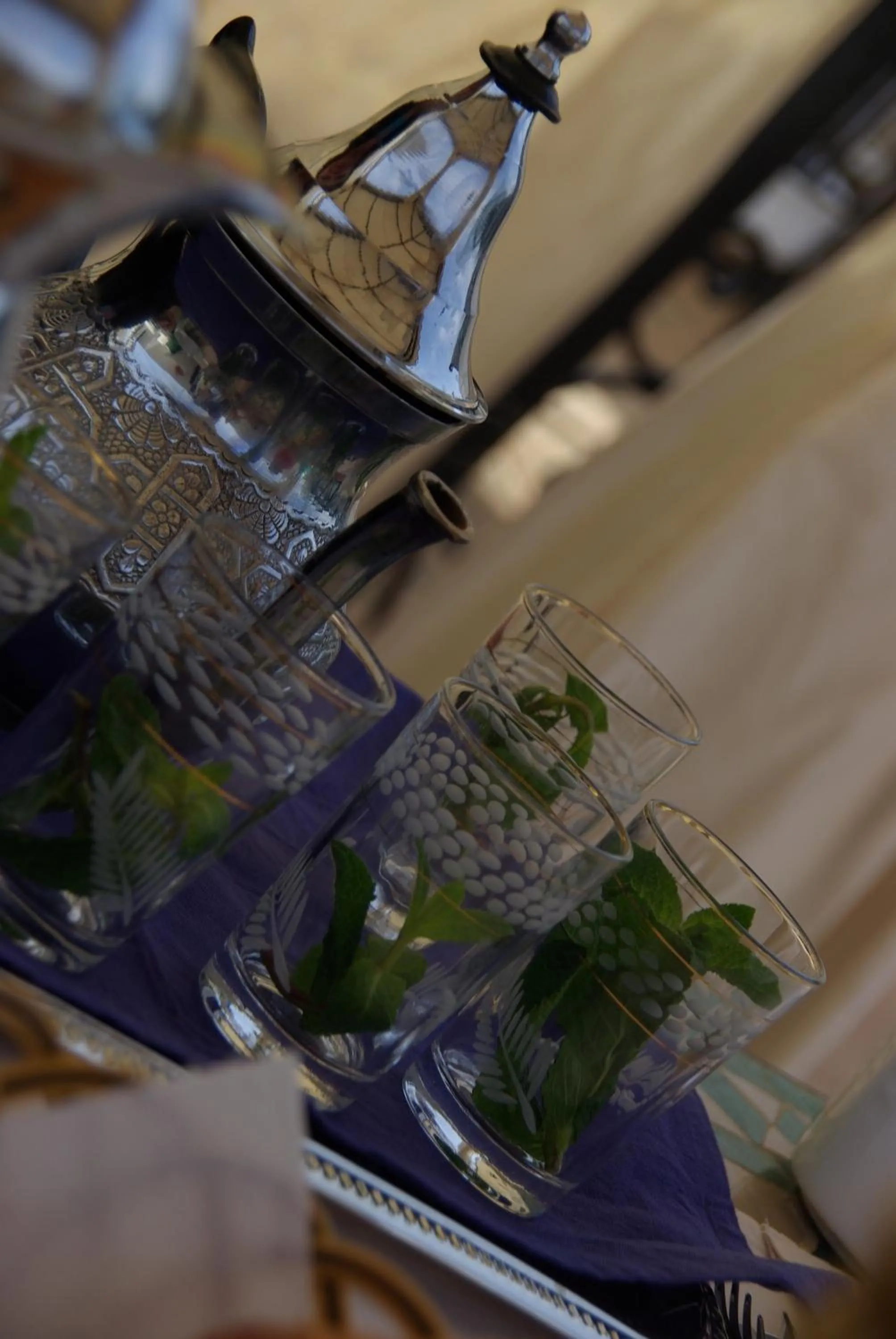 Living room in Riad Mouna