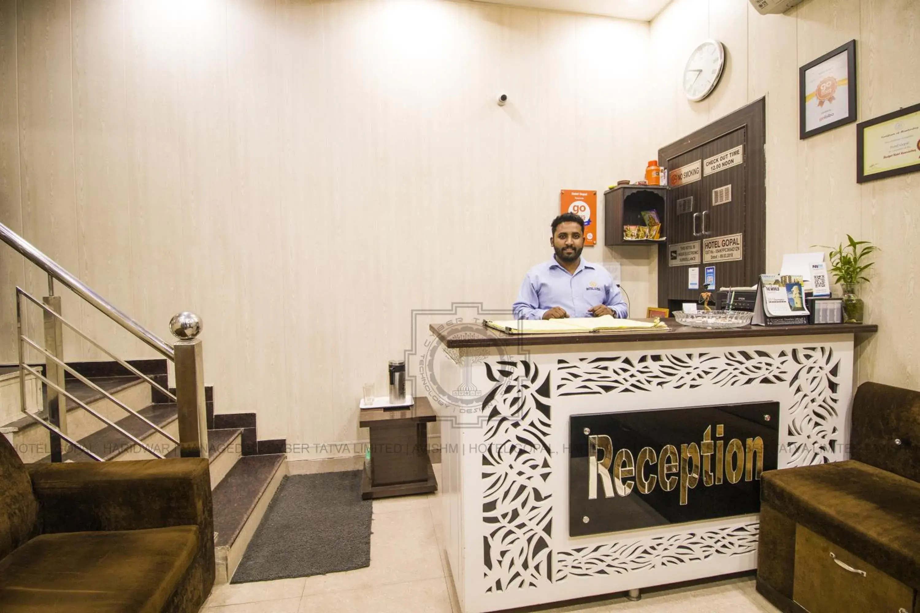Lobby or reception in Hotel Gopal Lobby or reception in Hotel Gopal