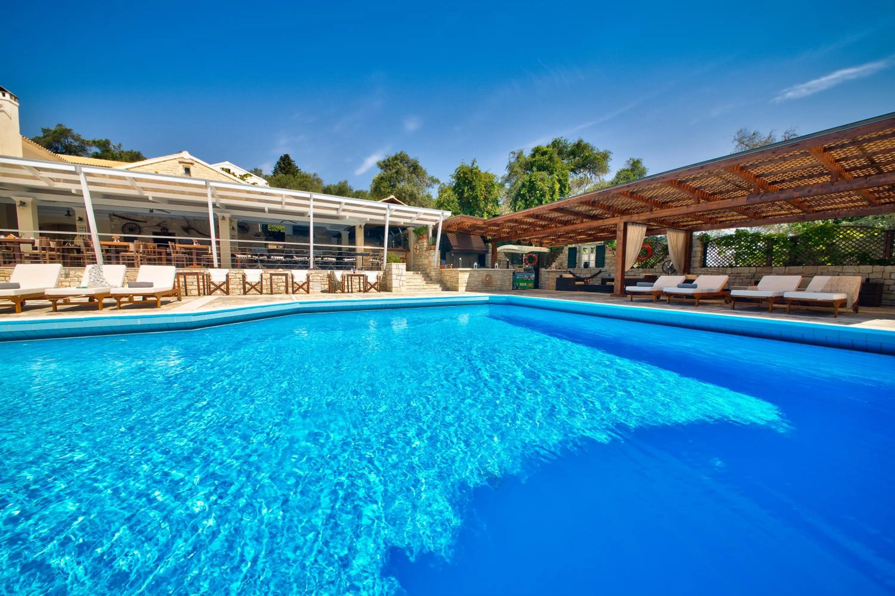 Swimming pool in Paxos Club Resort & SPA