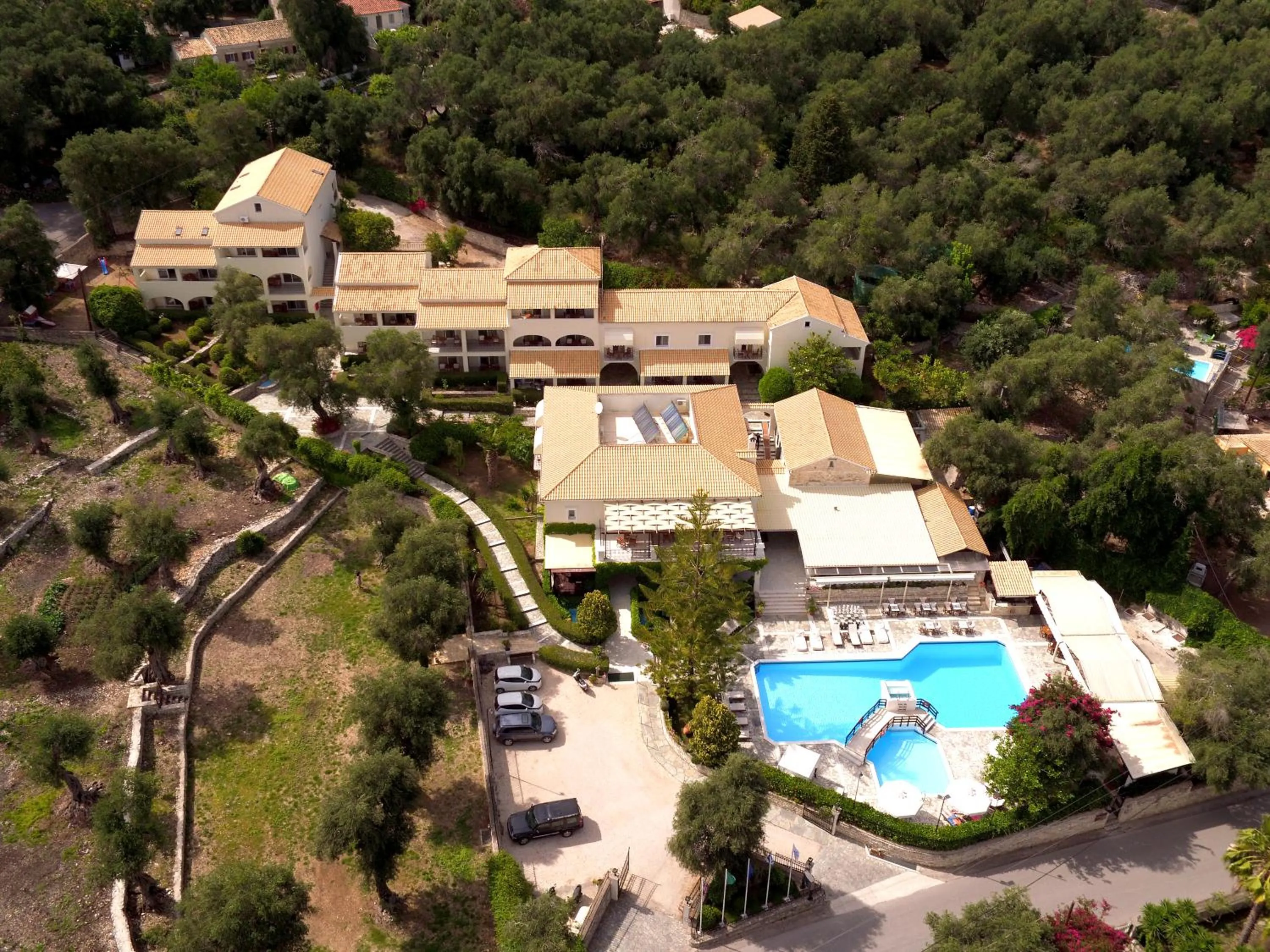 Bird's eye view in Paxos Club Resort & SPA