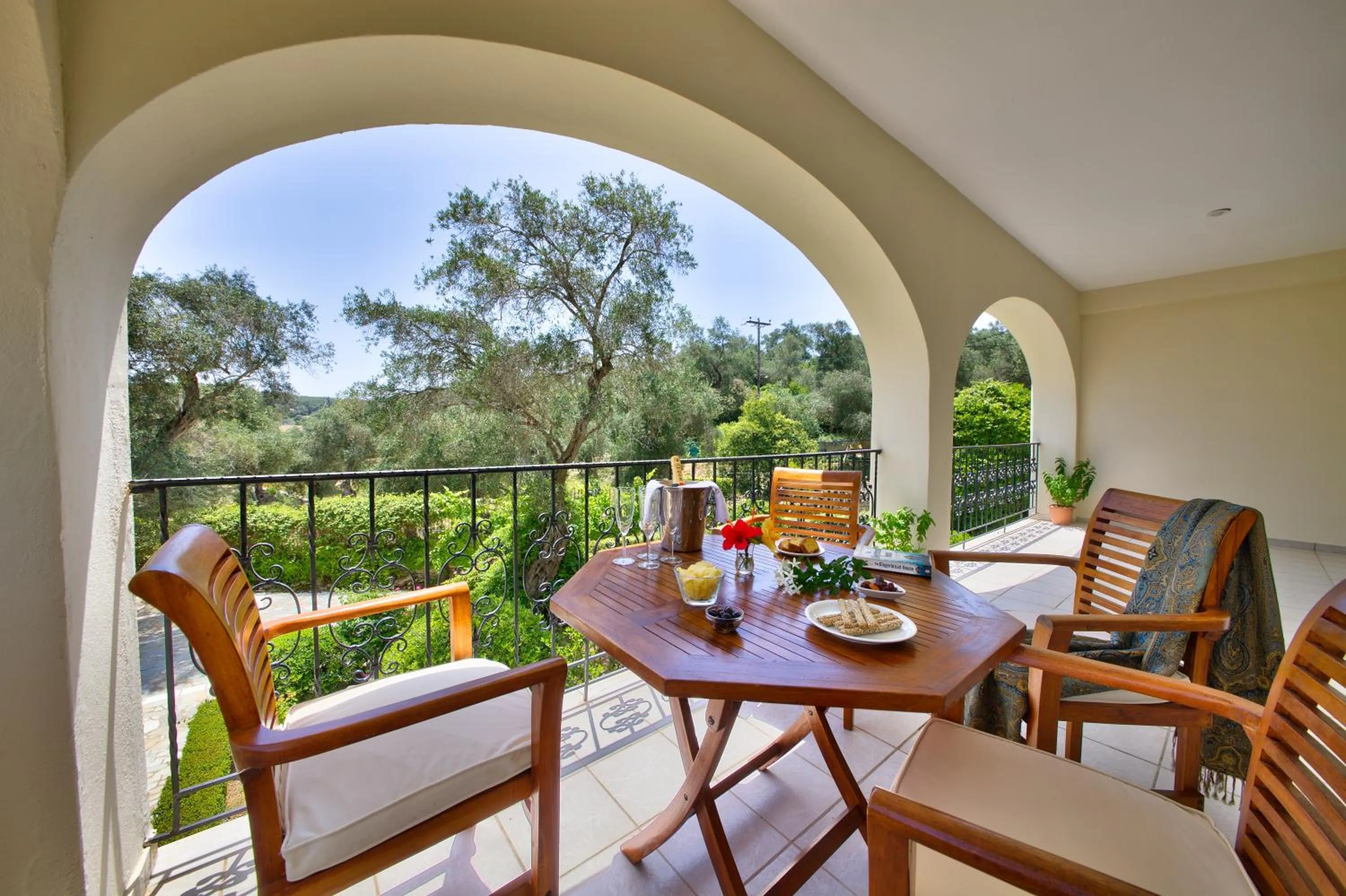 Garden view in Paxos Club Resort & SPA
