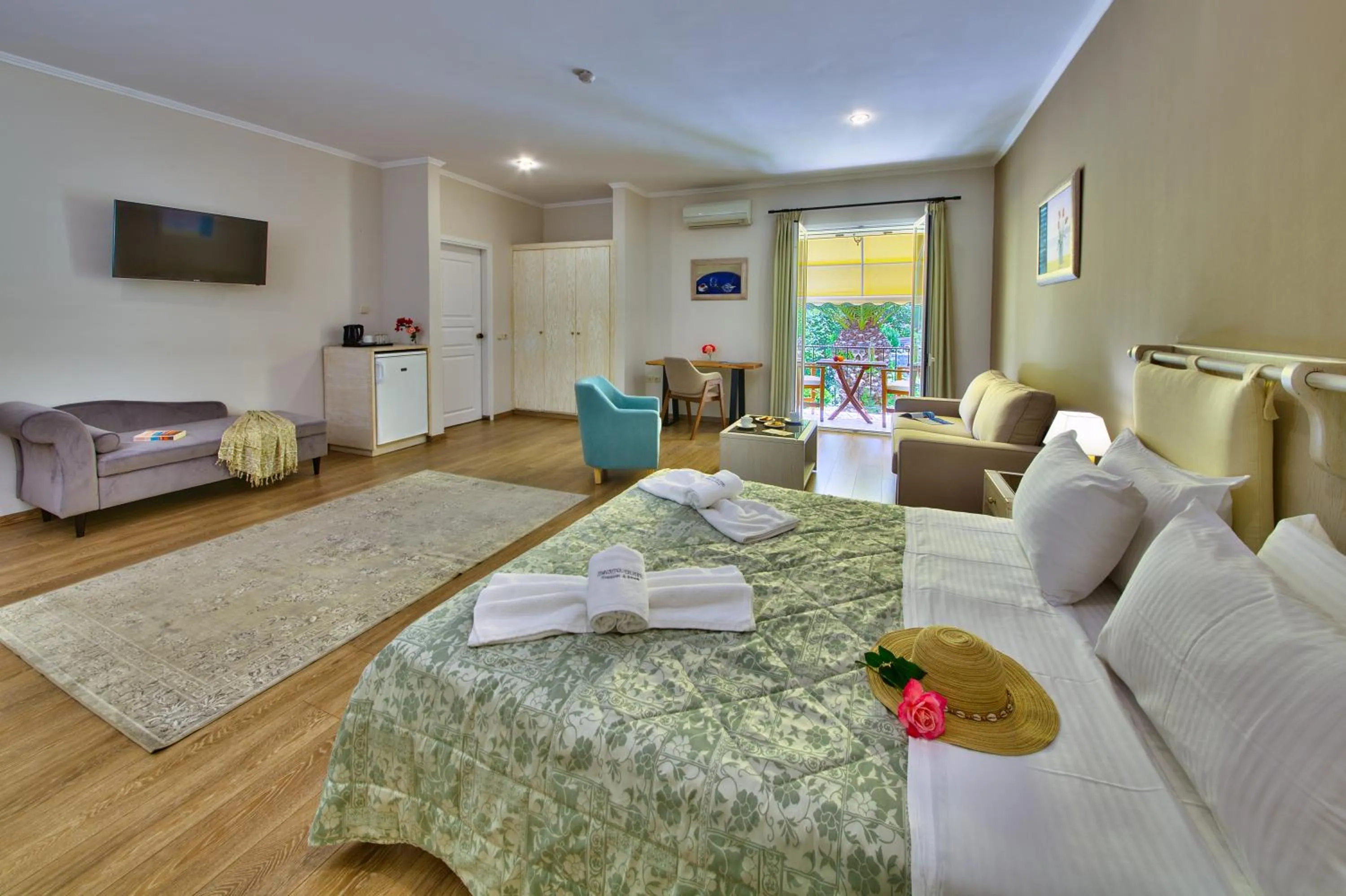 Photo of the whole room, Bed in Paxos Club Resort & SPA