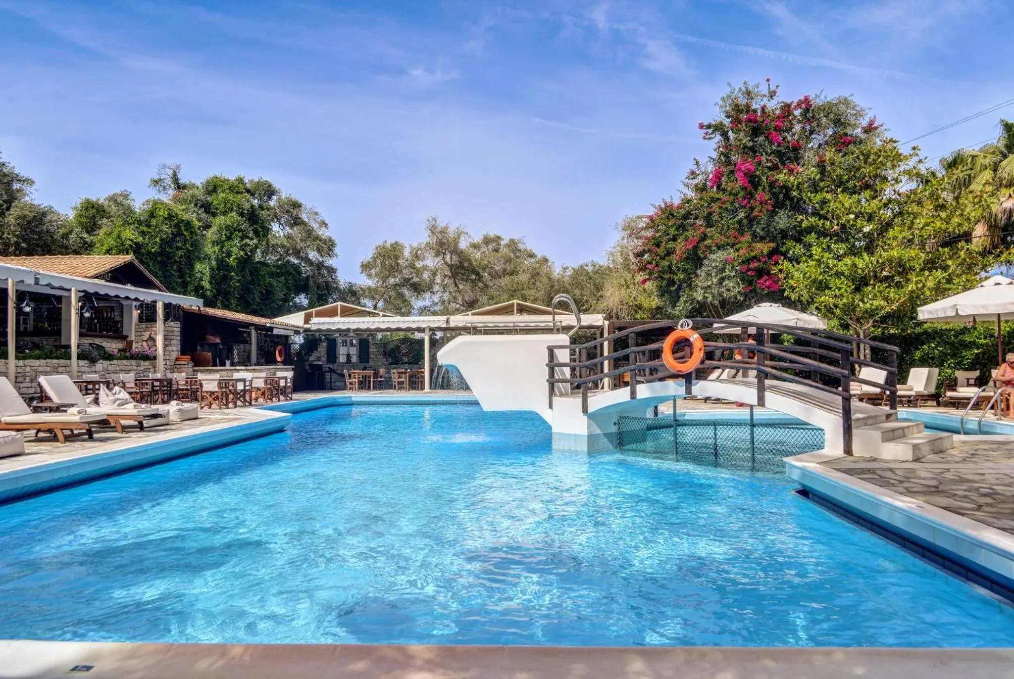 Pool view in Paxos Club Resort & SPA
