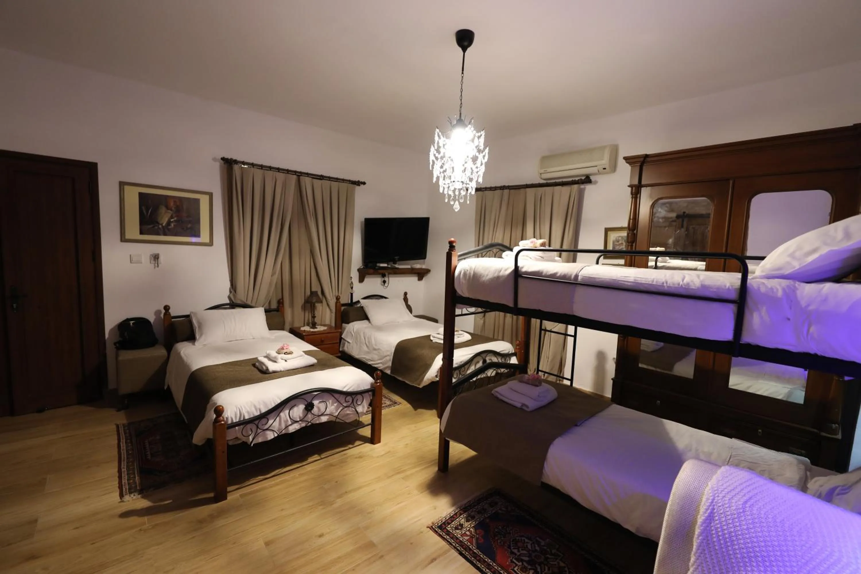 Bed in Hanna Koumi Boutique Hotel