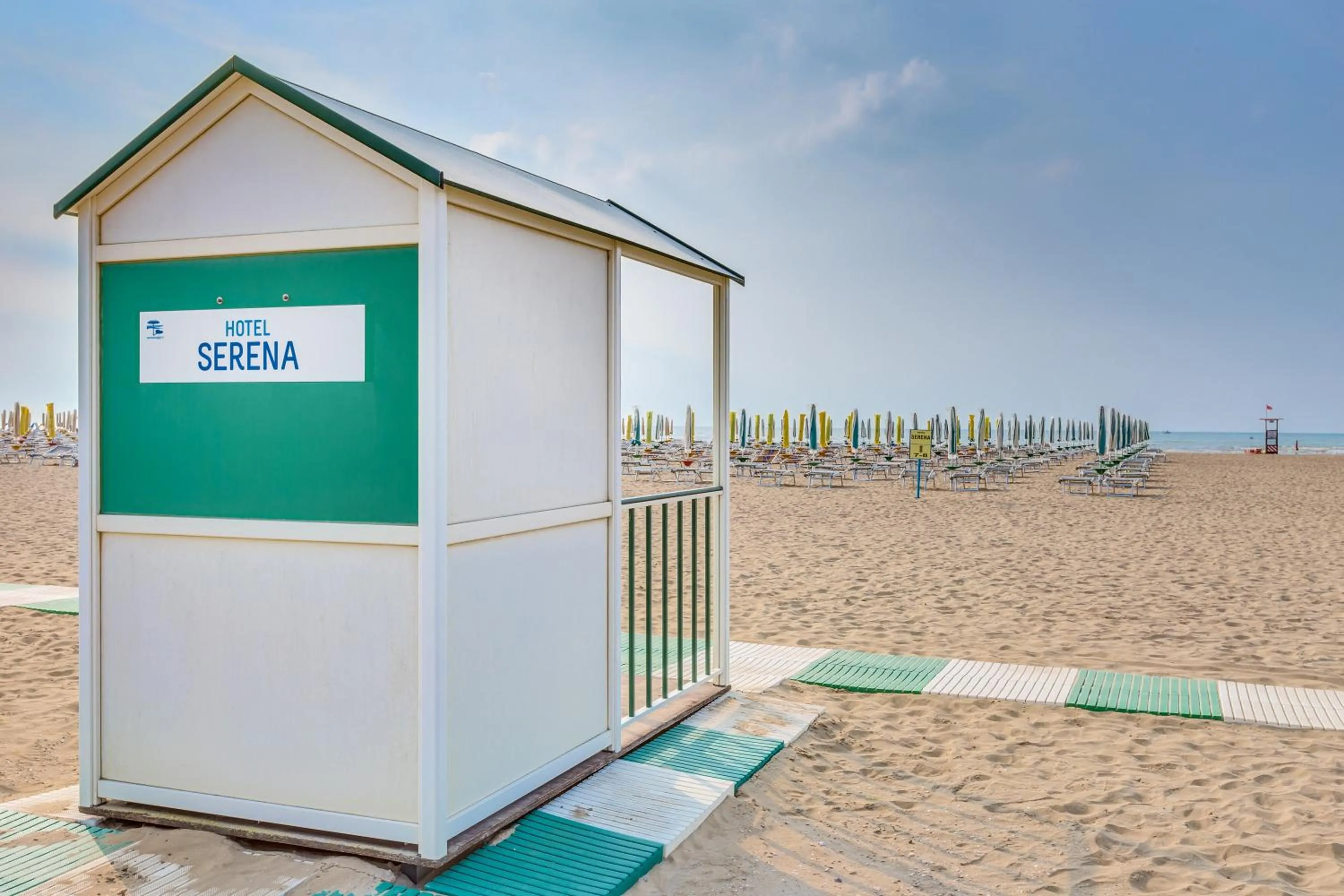 Beach in Hotel Garni' Serena