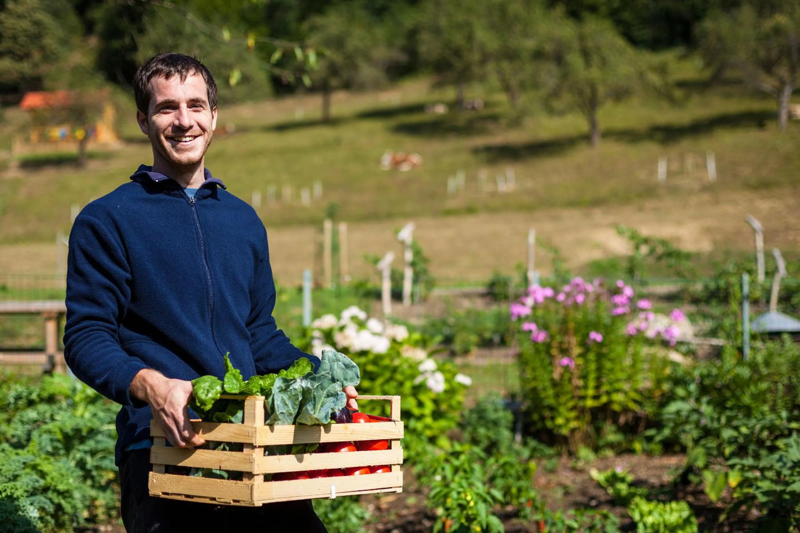 People in Tourist Farm Zelinc