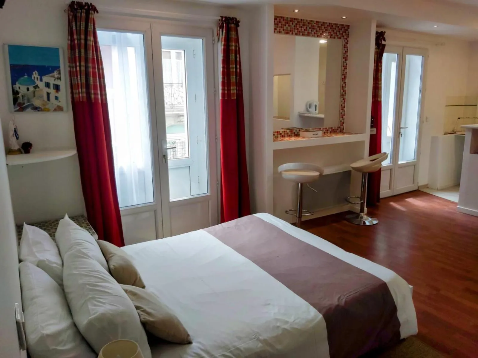 Photo of the whole room, Bed in la Résidence Berceau de Bernadette - Bernadette's cradle - Near Bernadette'House