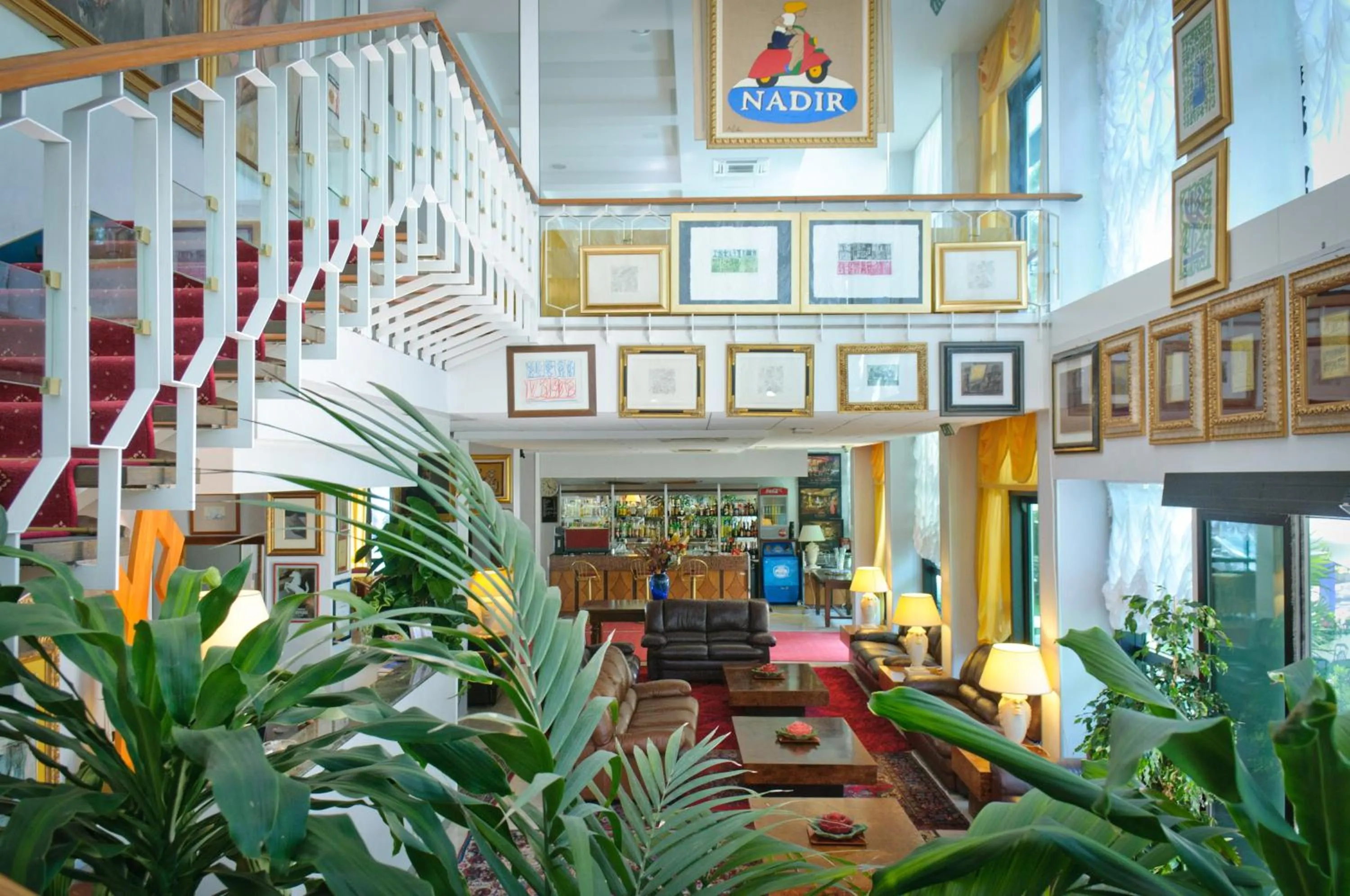 Lobby or reception in Hotel Nadir