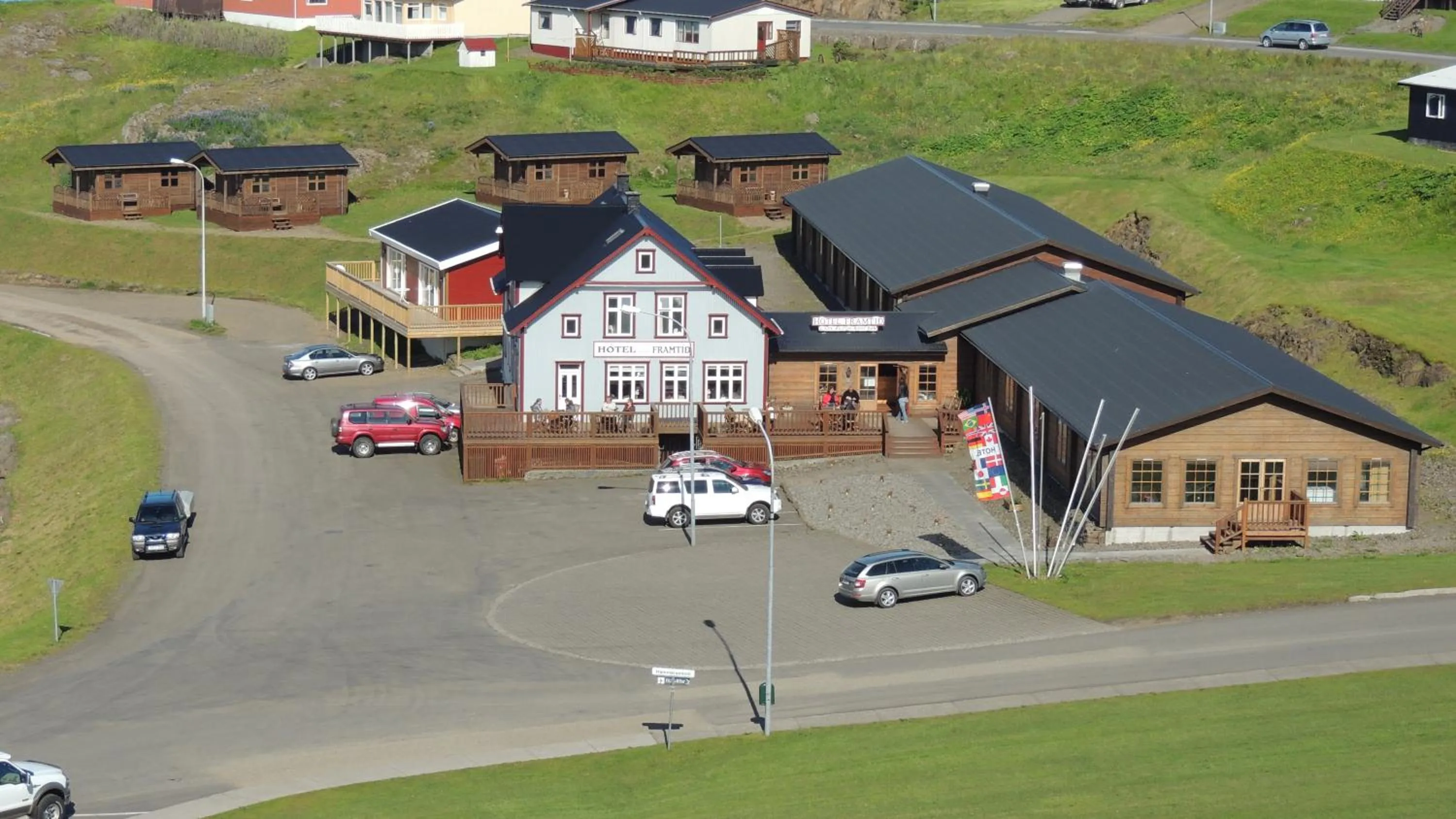 Facade/entrance in Hotel Framtid