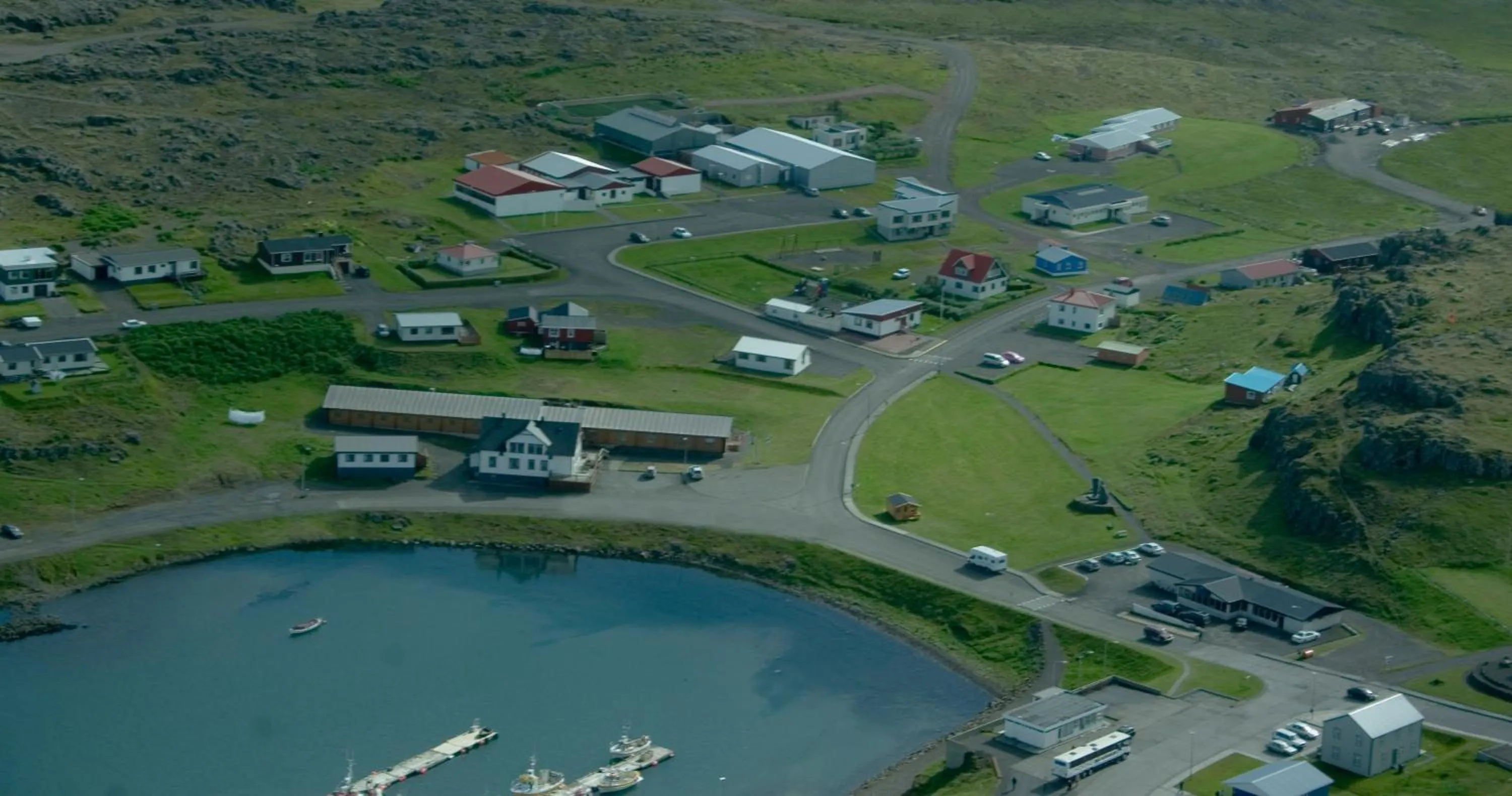 Bird's eye view in Hotel Framtid