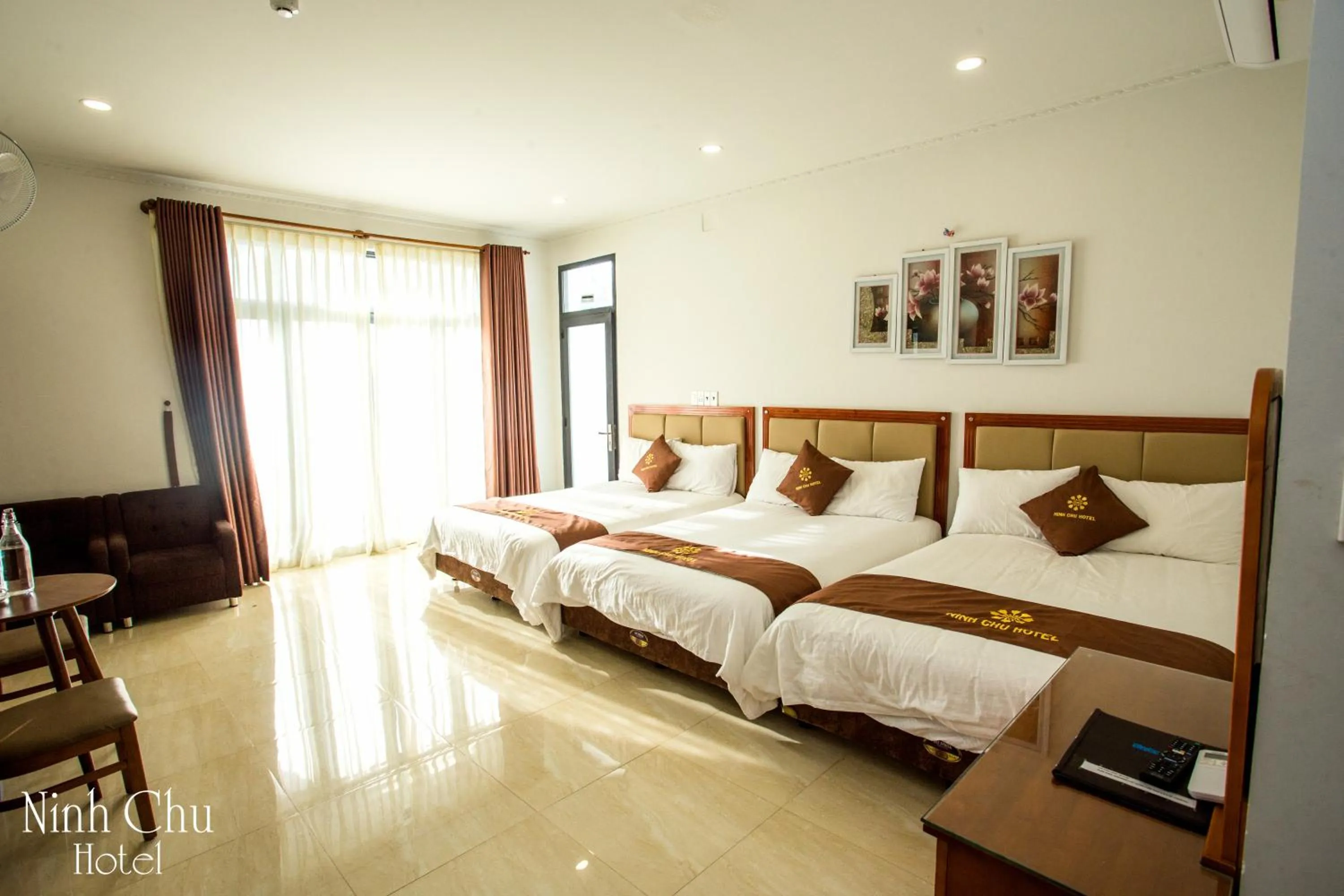 Bed in Ninh Chu 2 Hotel