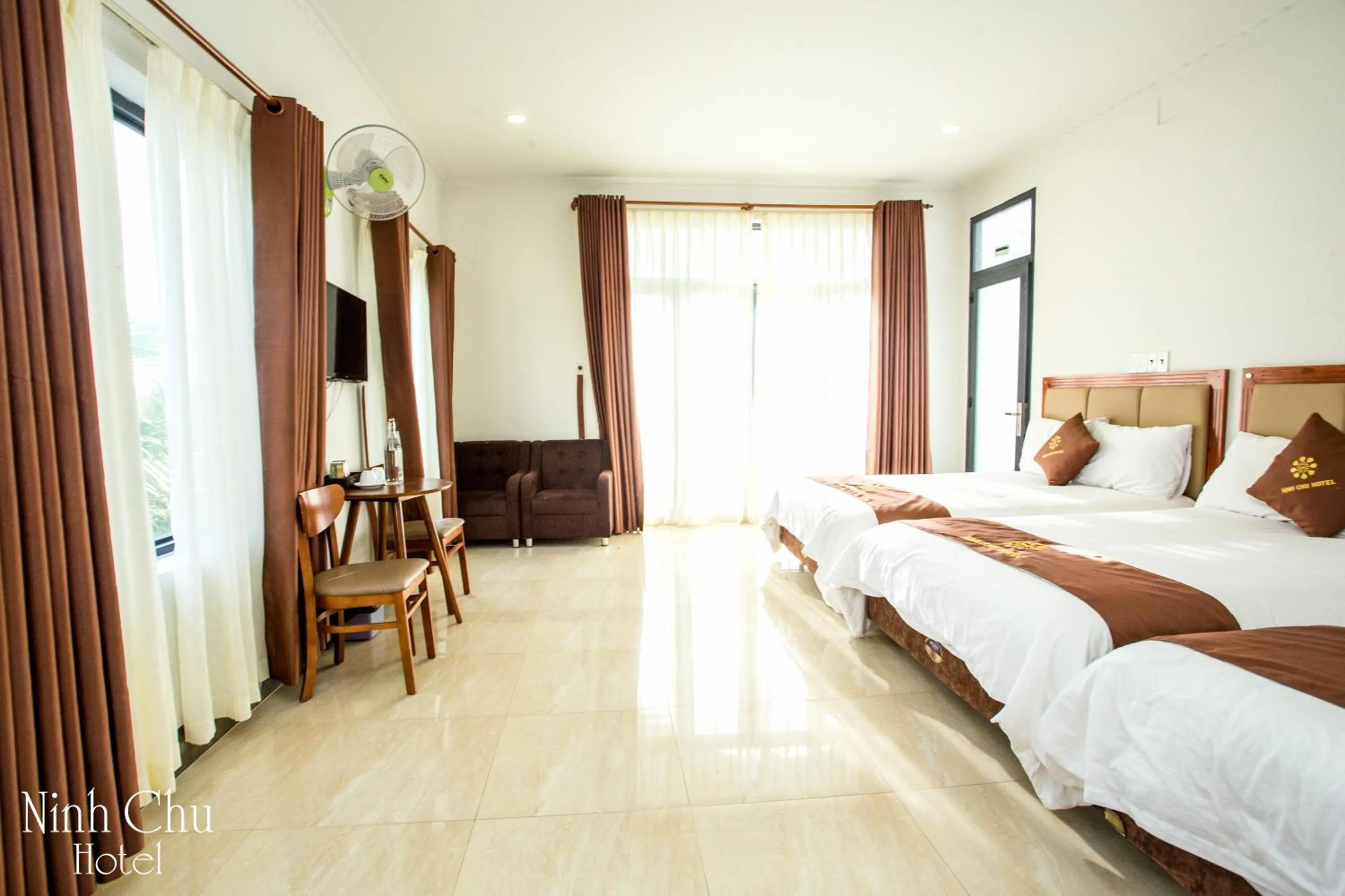 Bed in Ninh Chu 2 Hotel