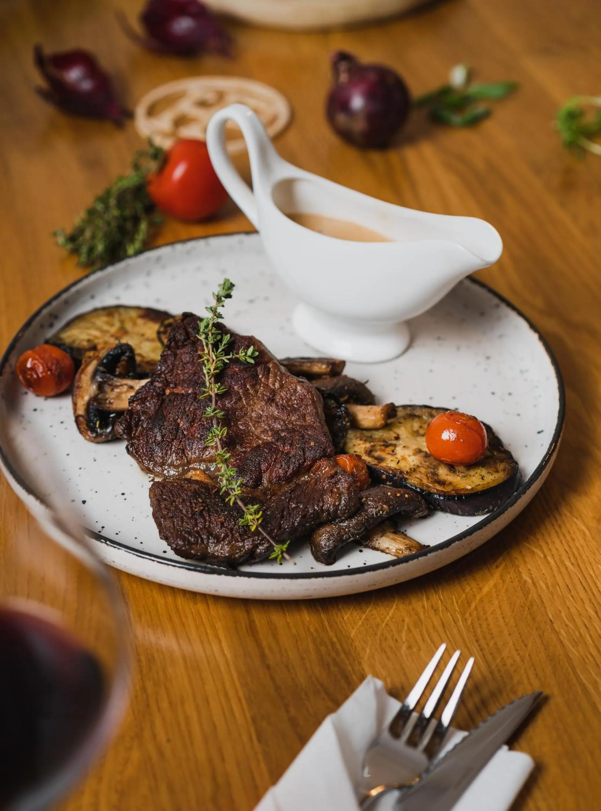 Food in Hotel Palatín