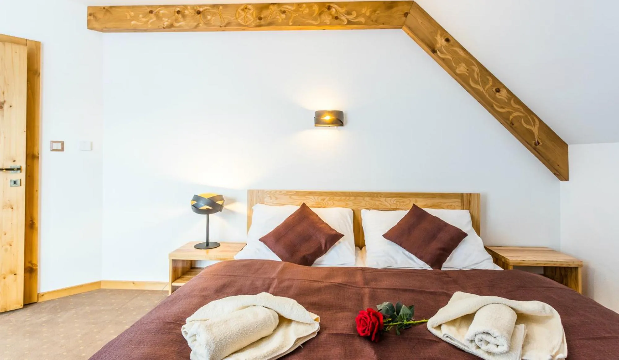 Bedroom, Bed in Hotel Palatín