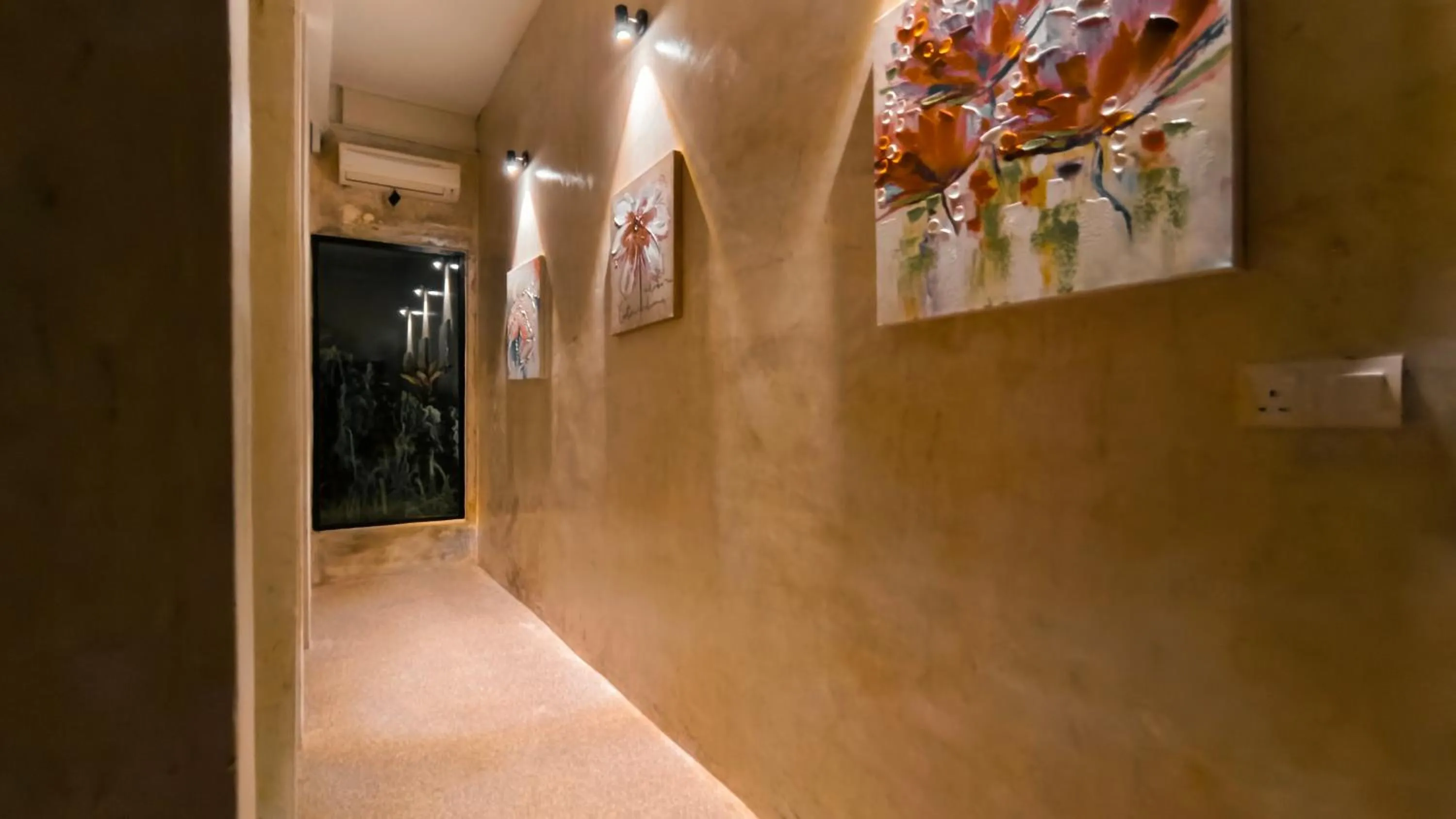 Guests in Beds In Garden Hostel